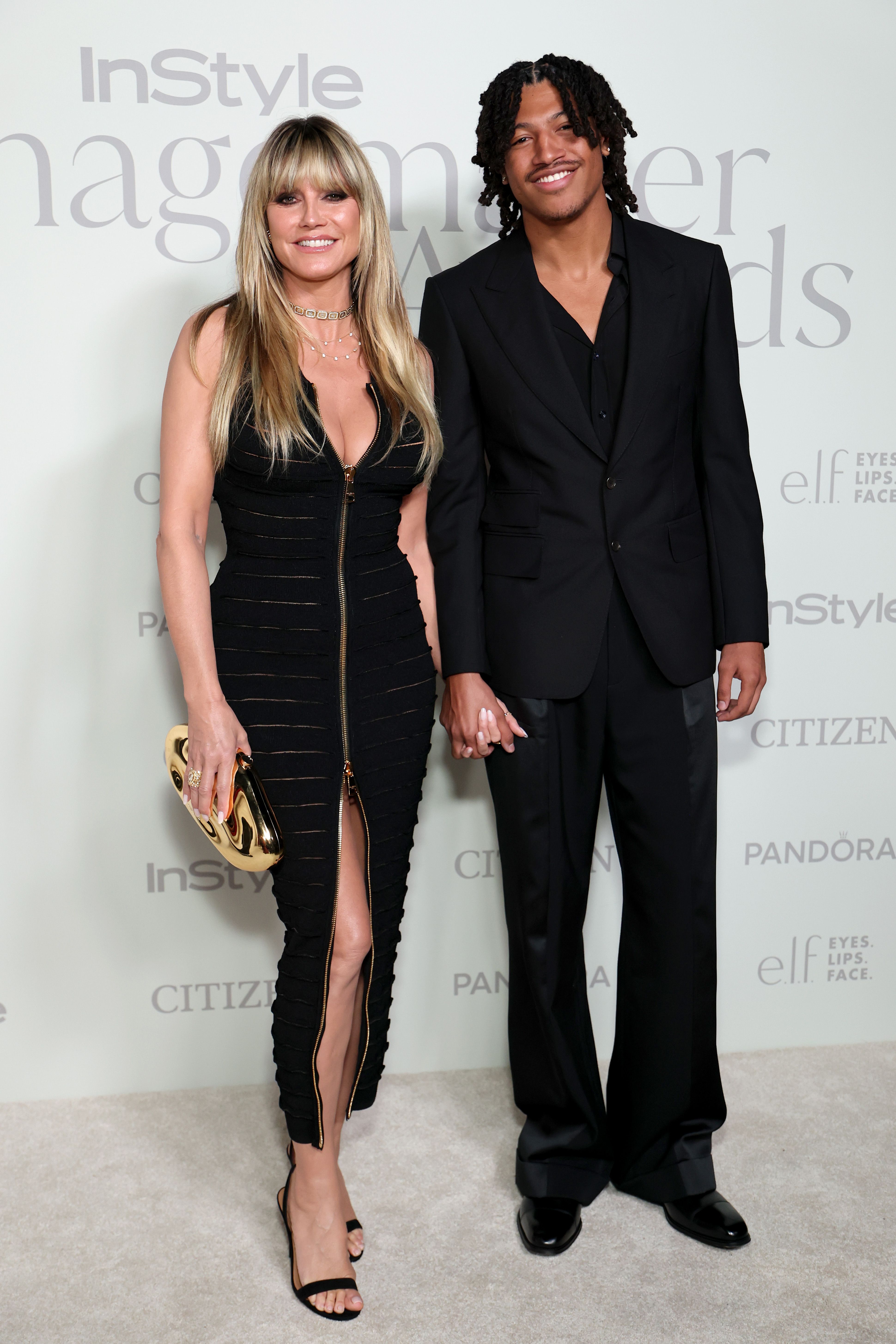 Heidi Klum and Henry attend the InStyle Imagemaker Awards 2025 at a Private Residence on October 23 in Bel Air, California | Source: Getty Images