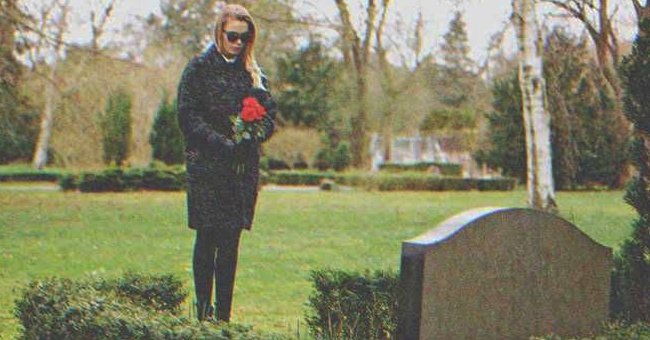A woman in a graveyard | Source: Shutterstock