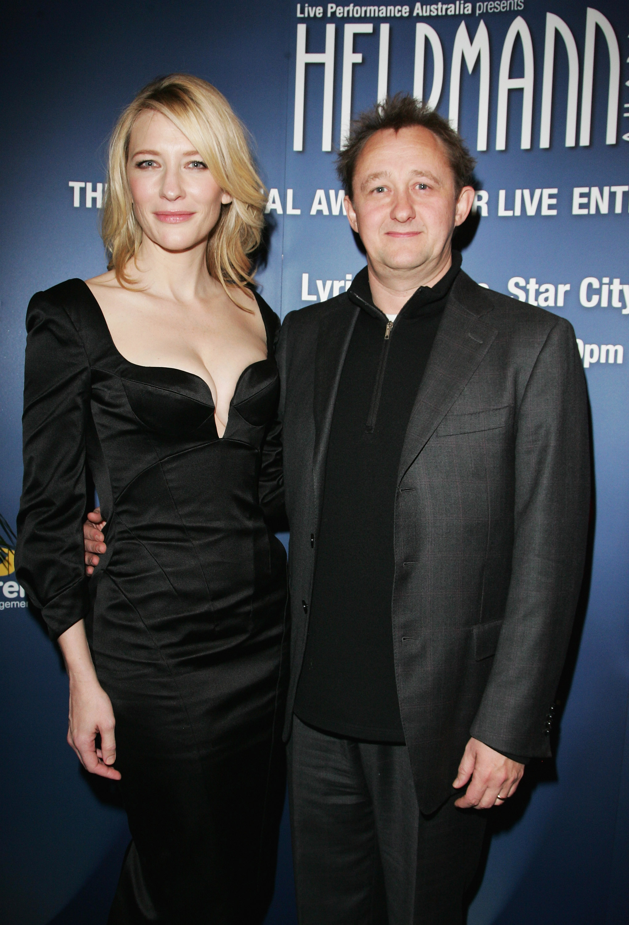 Cate Blanchett and Andrew Upton at the after party for the Helpmann Awards on July 28, 2008, in Sydney, Australia | Source: Getty Images