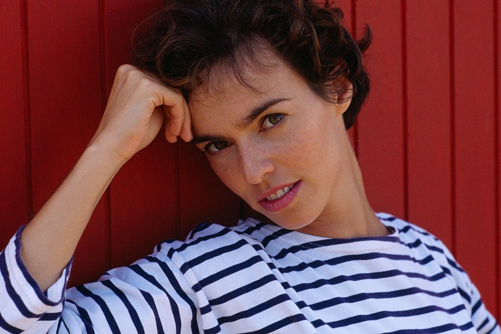 La comédienne Julie Jézéquel le 1er septembre 1990. l Source : Getty Images