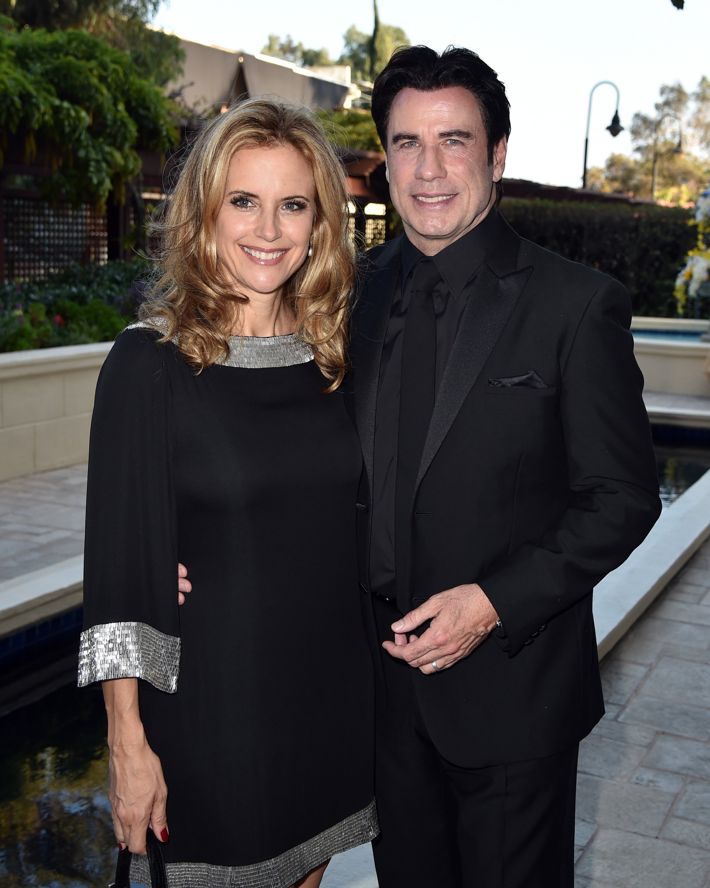 Kelly Preston and John Travolta attending the Church of Scientology Celebrity Centre 45th Anniversary Gala on August 9, 2014 in Los Angeles, California. | Source: Getty Images