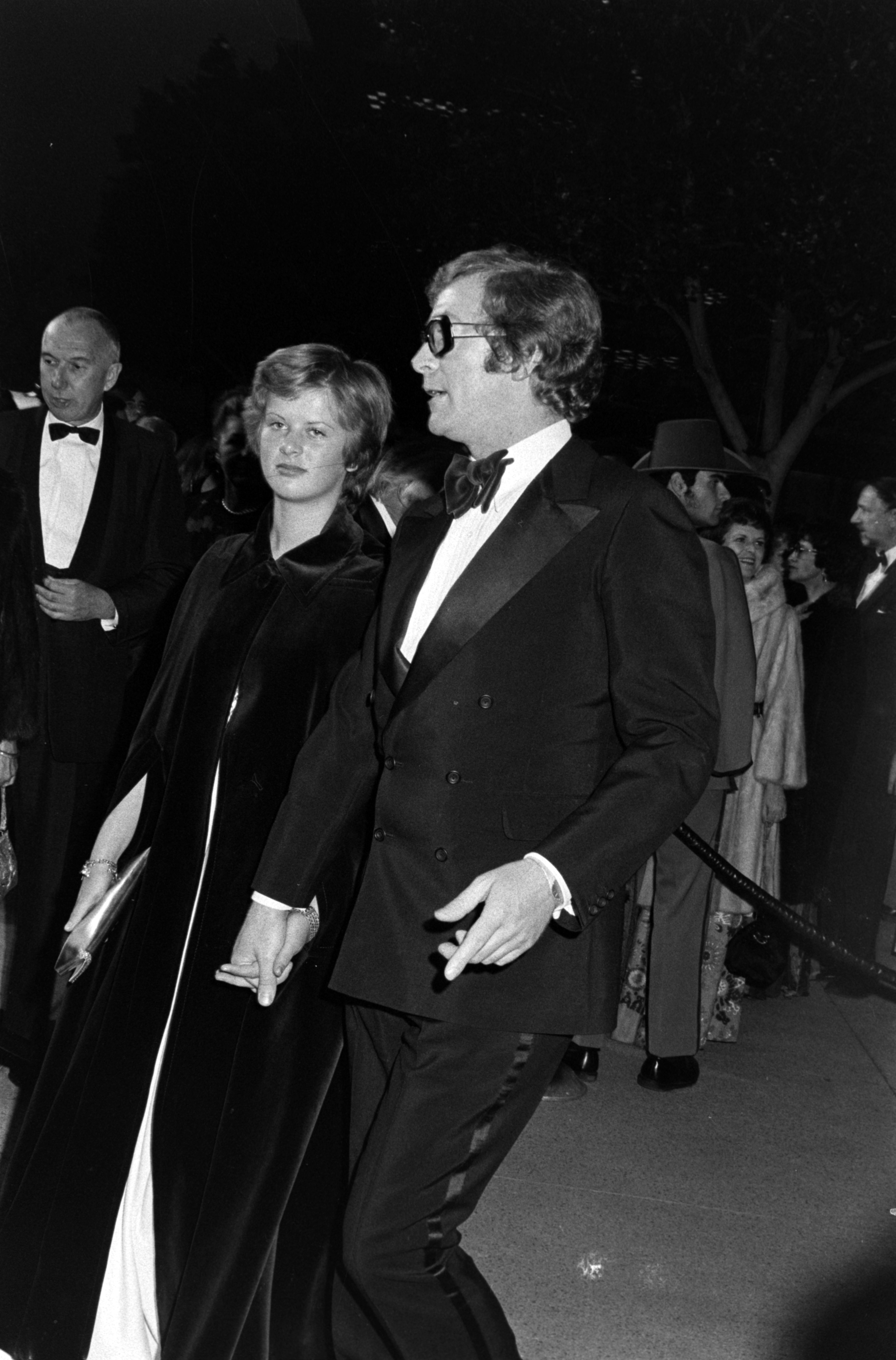 Dominique Caine (L) and Michael Caine attend the 45th Academy Awards on March 27, 1973, in Los Angeles, California. | Source: Getty Images