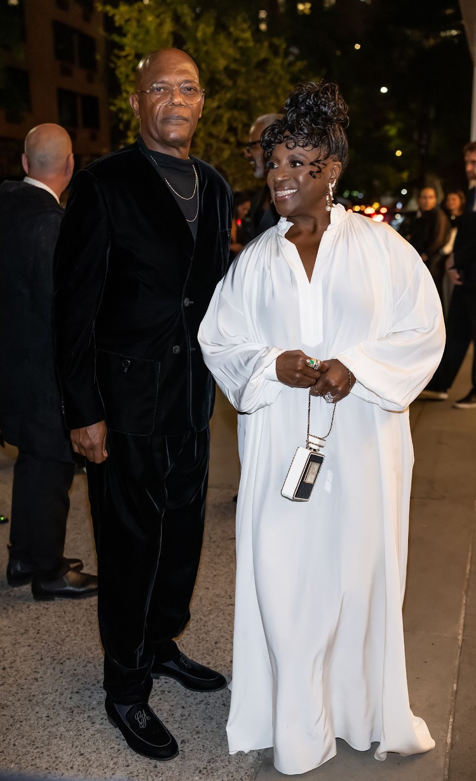 Samuel L. Jackson and LaTanya Richardson at The Museum of Modern Art Film Benefit Presented By CHANEL on October 23, 2024, in New York. | Source: Getty Images