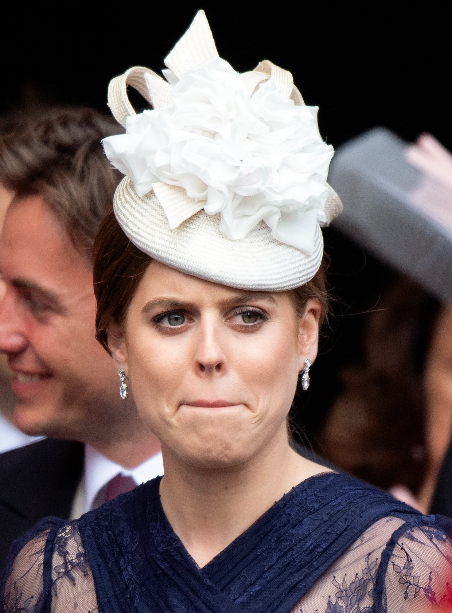 Princess Beatrice attends the wedding of Lady Gabriella Windsor and Thomas Kingston at St George's Chapel on May 18, 2019 in Windsor, England. | Source: Getty Images