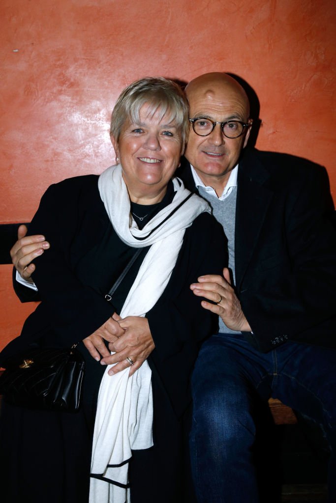 Mimie Mathy et son époux Benoist Gérard à l'Olympia en 2018. | Photo : Getty Images Mimie Mathy et son époux Benoist Gérard à l'Olympia en 2018. | Photo : Getty Images