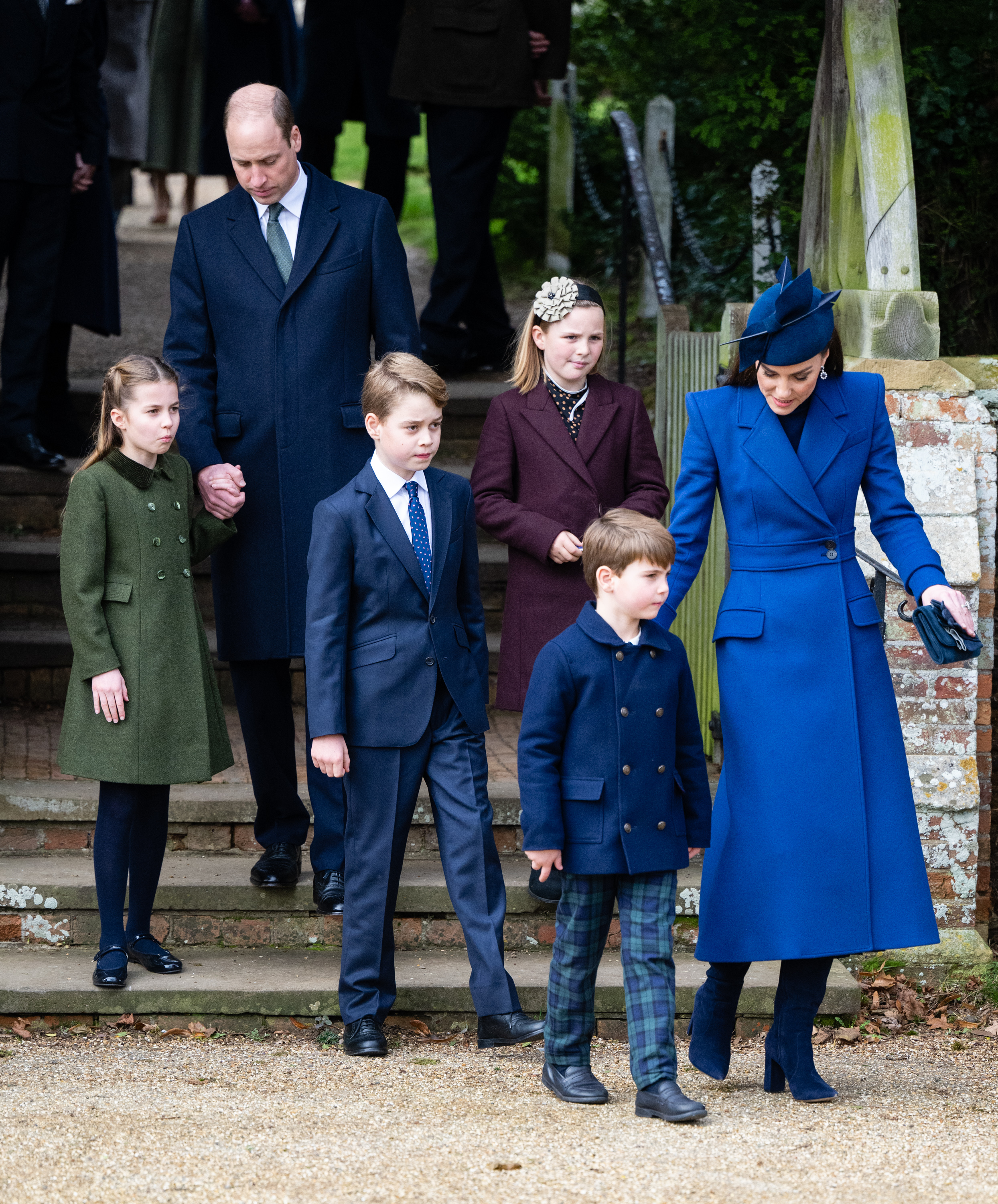 Catherine, Princess of Wales and Prince William, Prince of Wales with Prince Louis of Wales, Prince George of Wales and Princess Charlotte of Wales, 2023 | Source: Getty Images