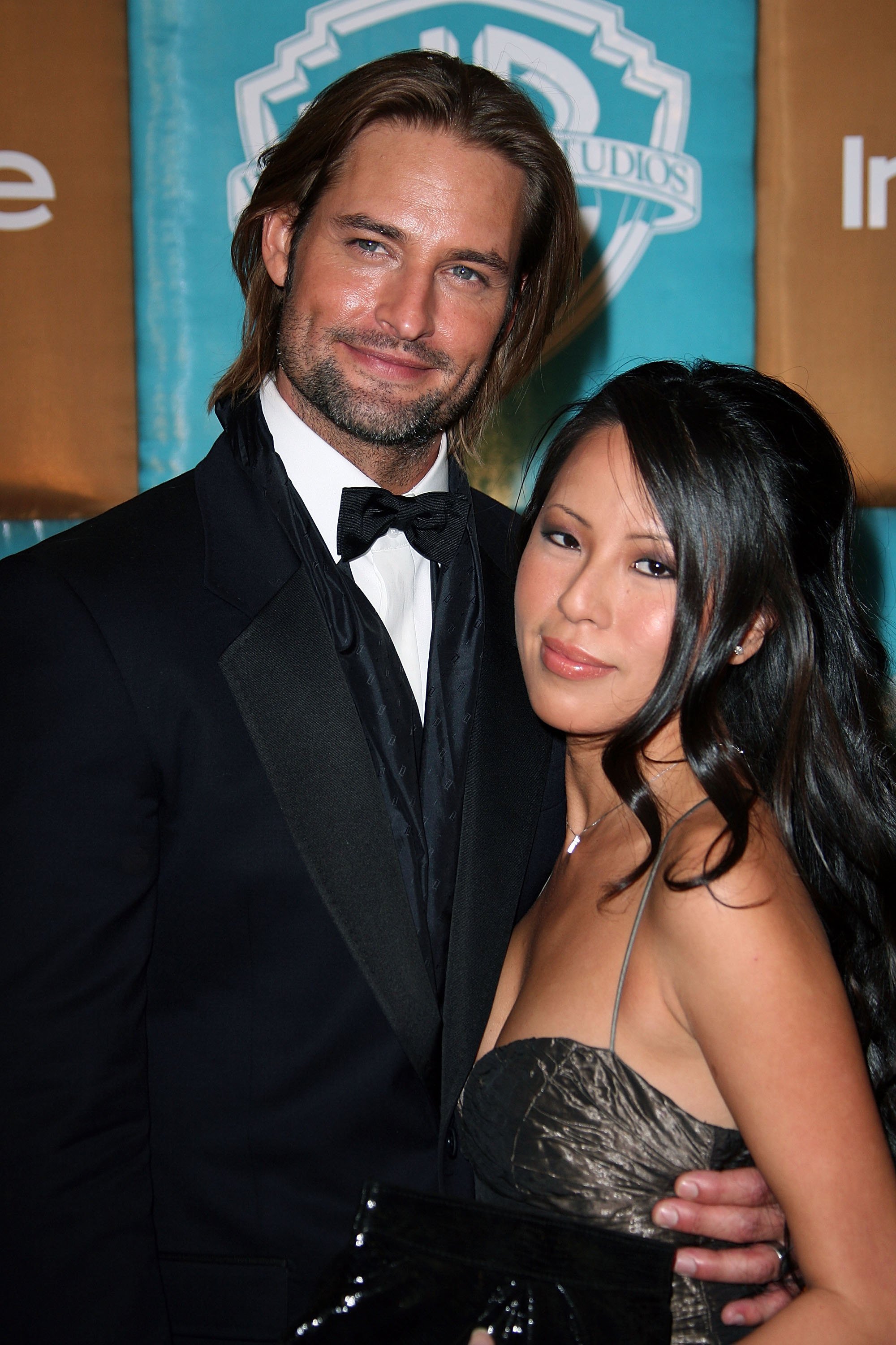 Josh Holloway and Yessica Kumala at the In Style Magazine and Warner Bros. Studios Golden Globe After Party on January 15, 2007 | Source: Getty Images