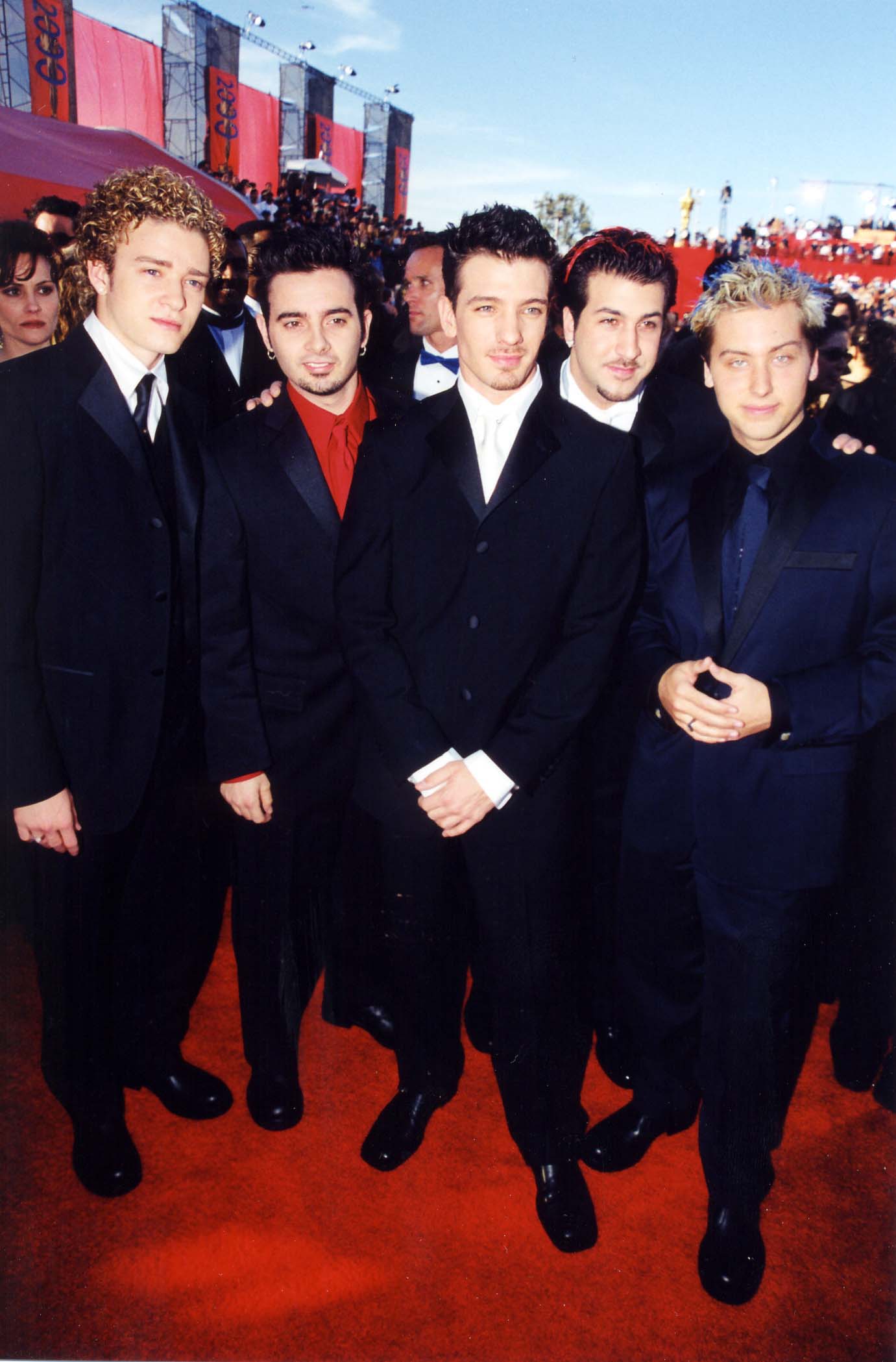 NSYCN at the 2000 Oscar ceremony | Source: Getty Images 