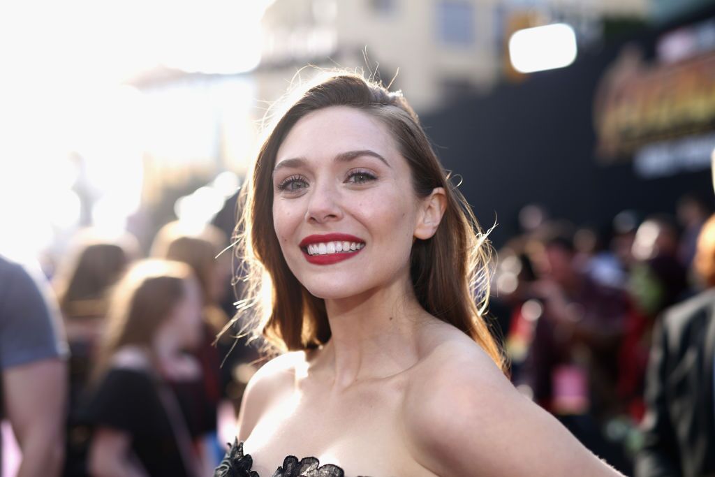 Elizabeth Olsen at the Los Angeles Global Premiere for "Avengers: Infinity War" in 2018 | Source: Getty Images