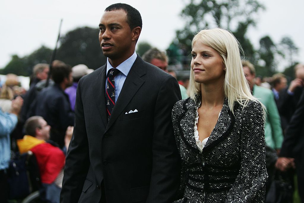 Tiger Woods and his wife Elin look on during the Opening Ceremony of the 2006 Ryder Cup at The K Club on September 21, 2006 in Straffan, Co. Kildare, Ireland | Source: Getty Images