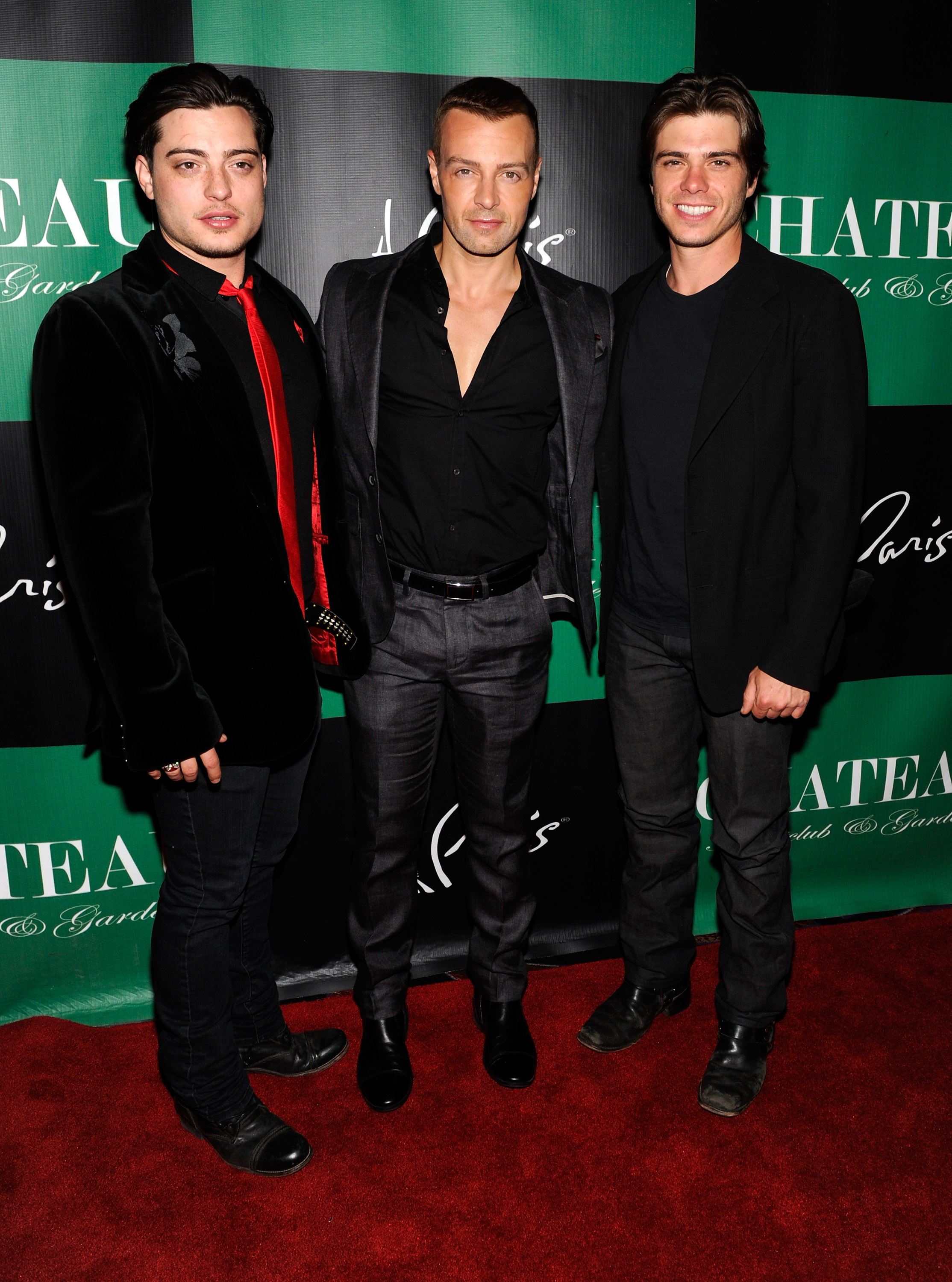 Matthew, Joey, and Andrew Lawrence photographed at the Chateau Nightclub & Gardens on April 28, 2012, in Las Vegas, Nevada. | Source: Getty Images