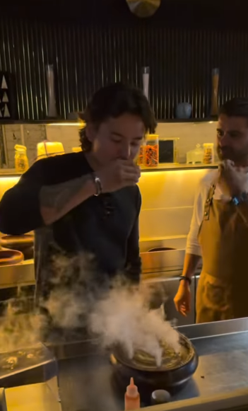 Collin has expressed his sincere gratitude for the incredible support he received from his followers ahead of his upcoming book release. At this event, he smiled while enjoying a unique dining experience at Farzi Indian Restaurant on June 24, 2026. | Source: Instagram/collingosselin1
