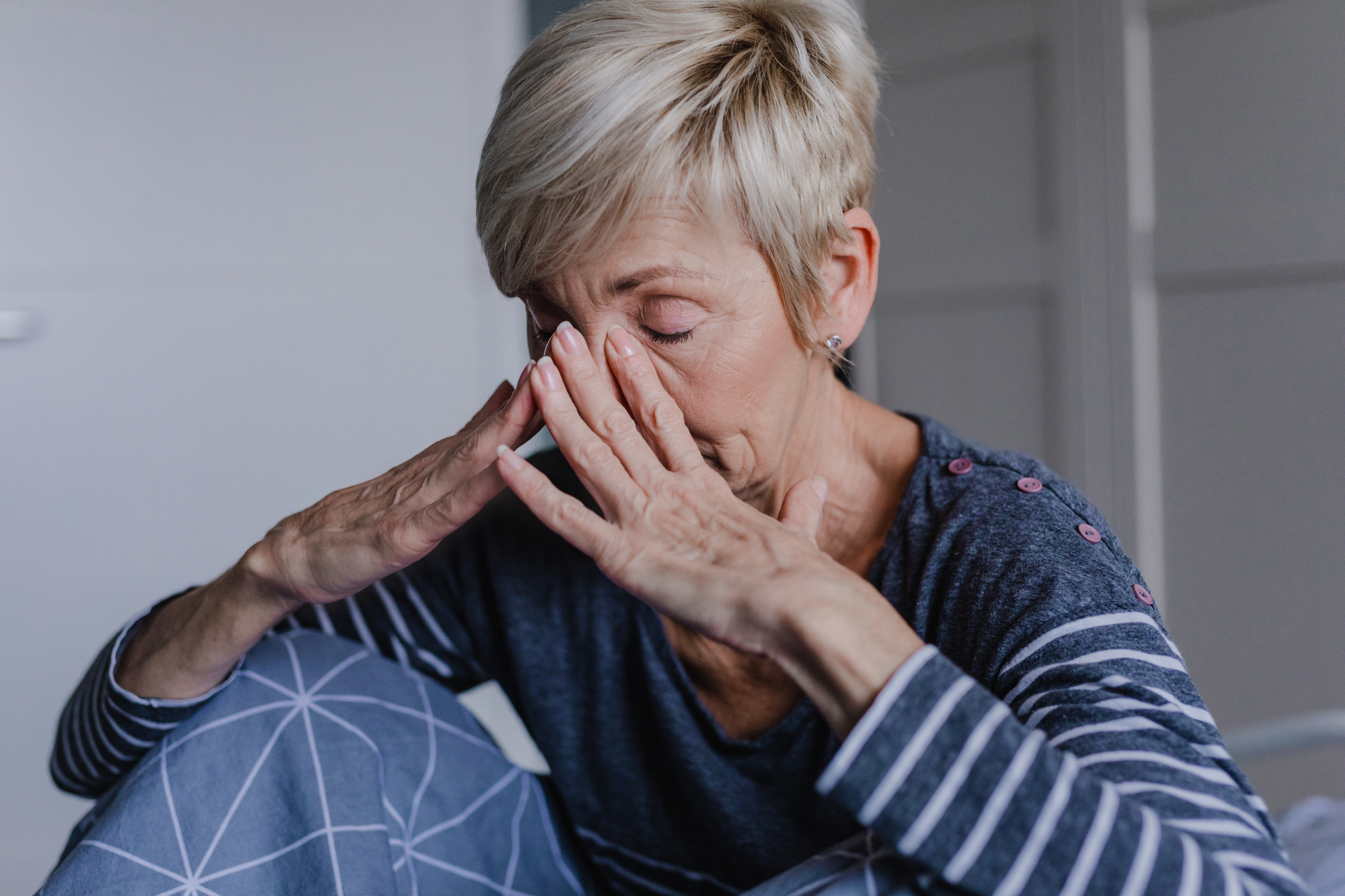 A senior woman looks upset | Source: Getty Images