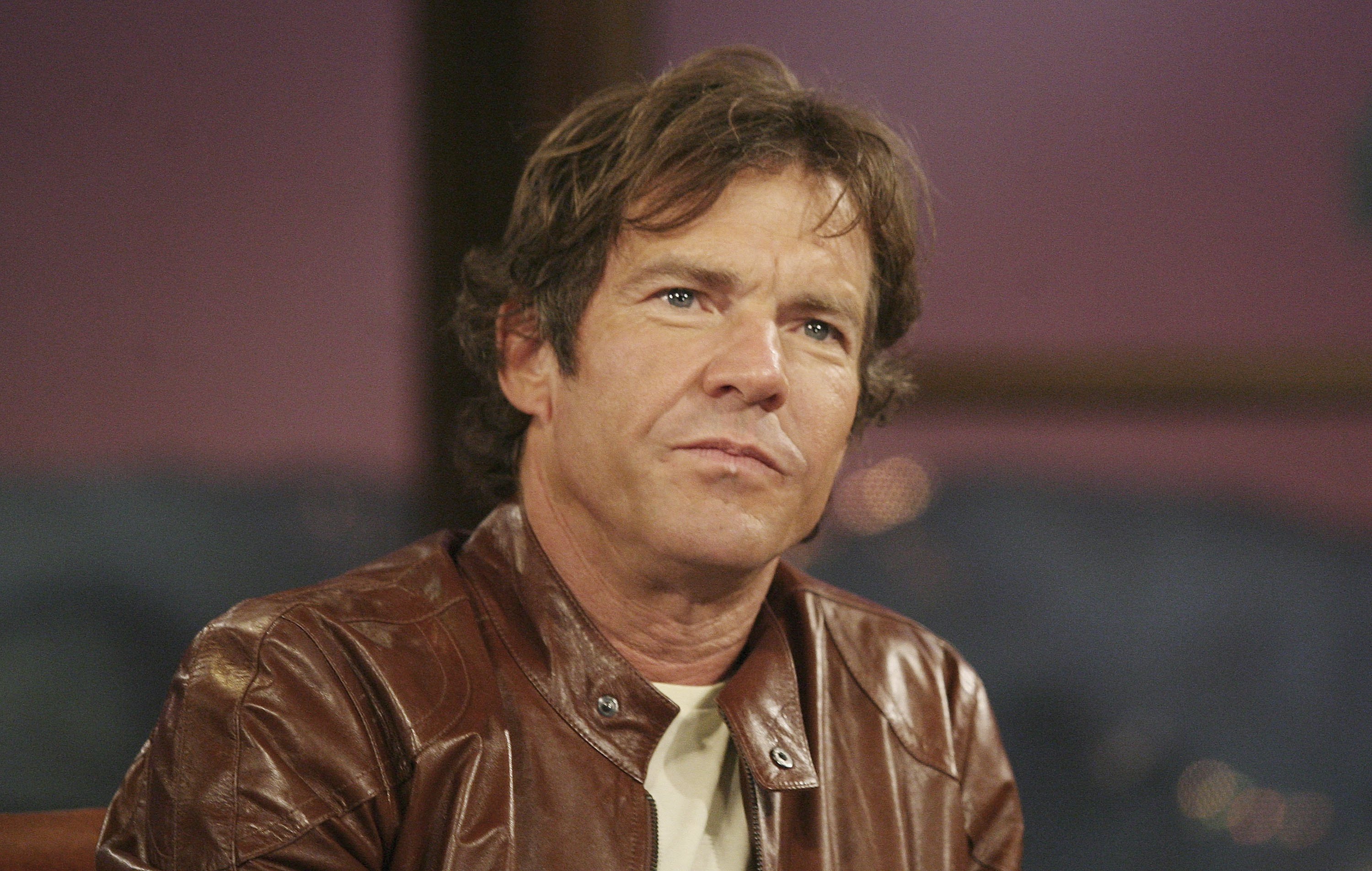 Dennis Quaid speaks during a "The Late Late Show With Craig Ferguson" on April 24, 2006 in Los Angeles, California | Source: Getty Images