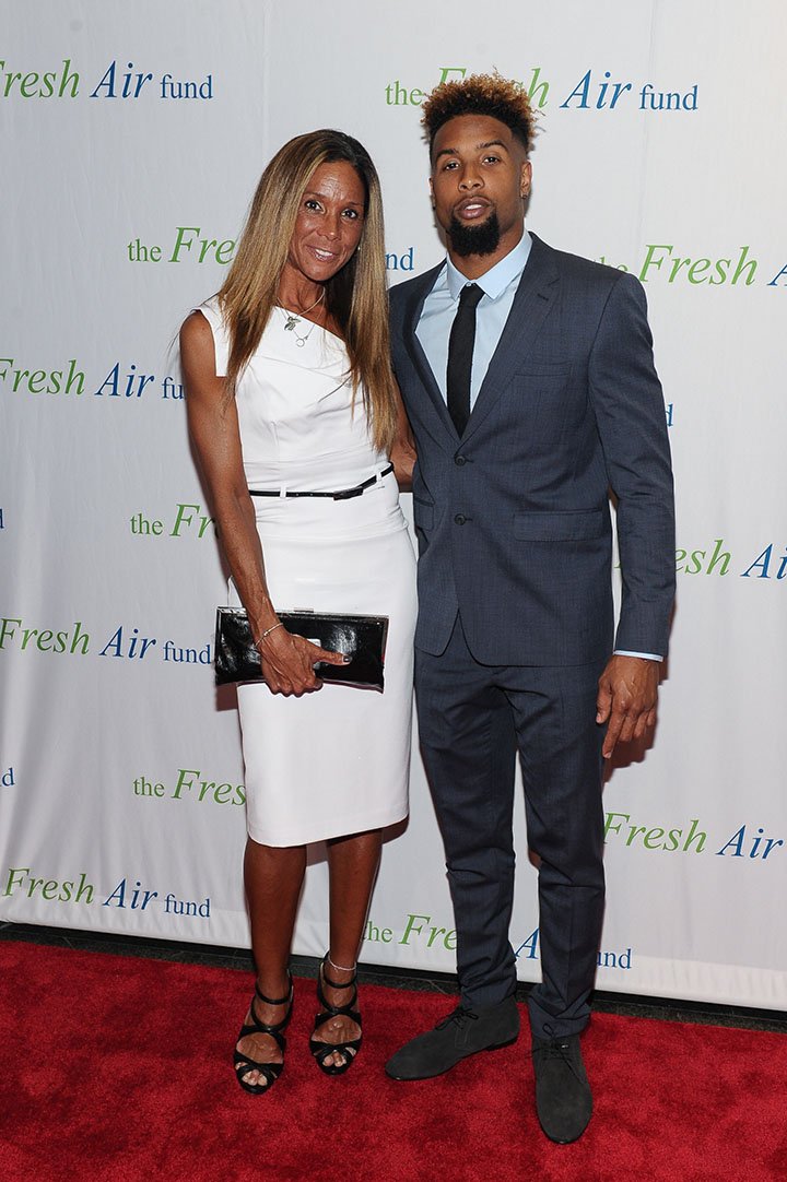 Heather Van Norman and son Odell Beckham, Jr. attend the 2015 Fresh Air Fund's Salute To American Heroes at Pier Sixty at Chelsea Piers on May 28, 2015 in New York City. I Image: Getty Images.