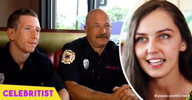 Waitress sees two exhausted firefighters come into her diner & writes them note that goes viral