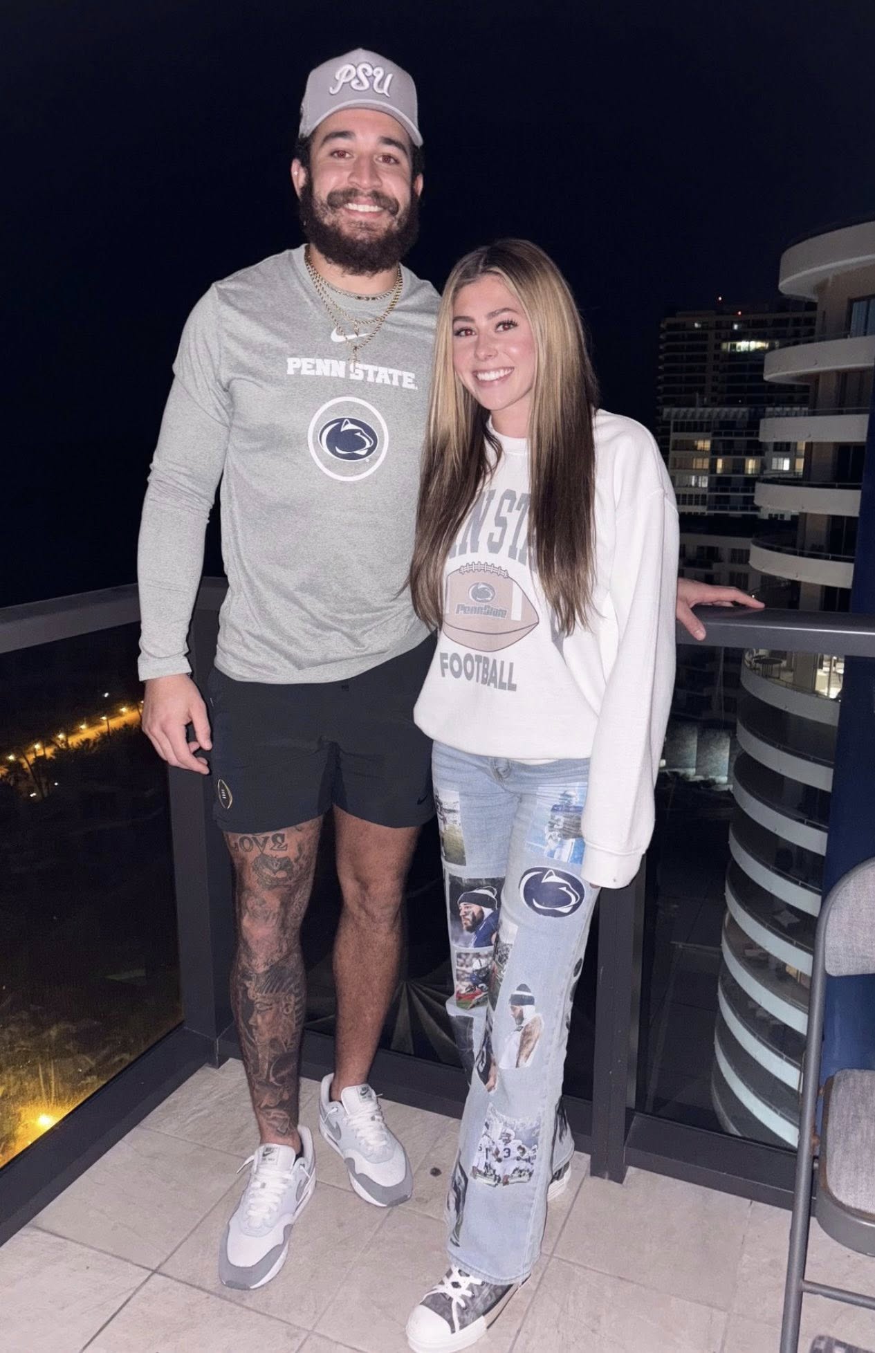 Julian Fleming and Alyssa Boyd | Source: Facebook/The Penn State Bank Button Society