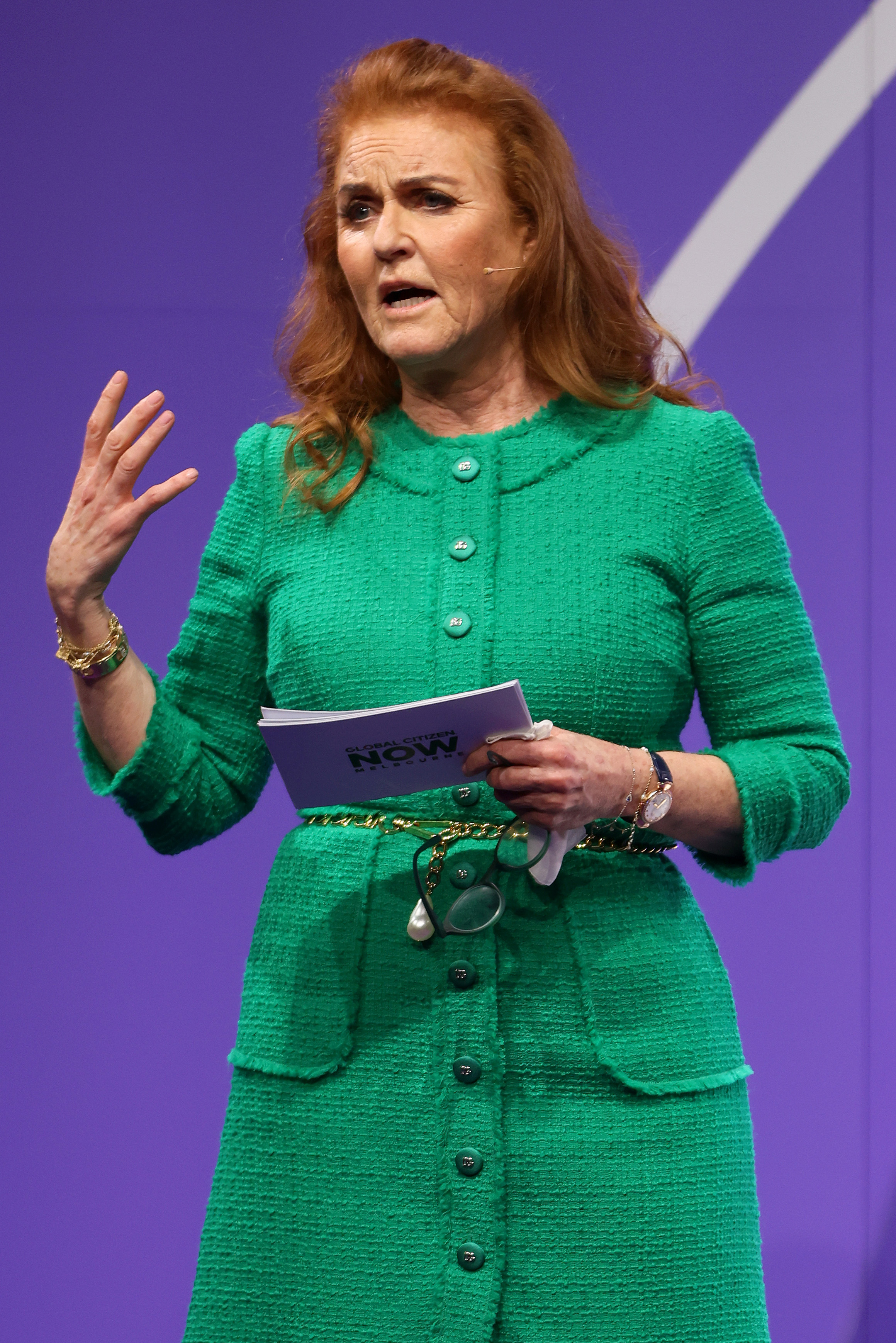 Sarah Ferguson during the Global Citizen NOW: Melbourne & Global Citizen Nights on March 6, 2024 in Melbourne, Australia | Source: Getty Images