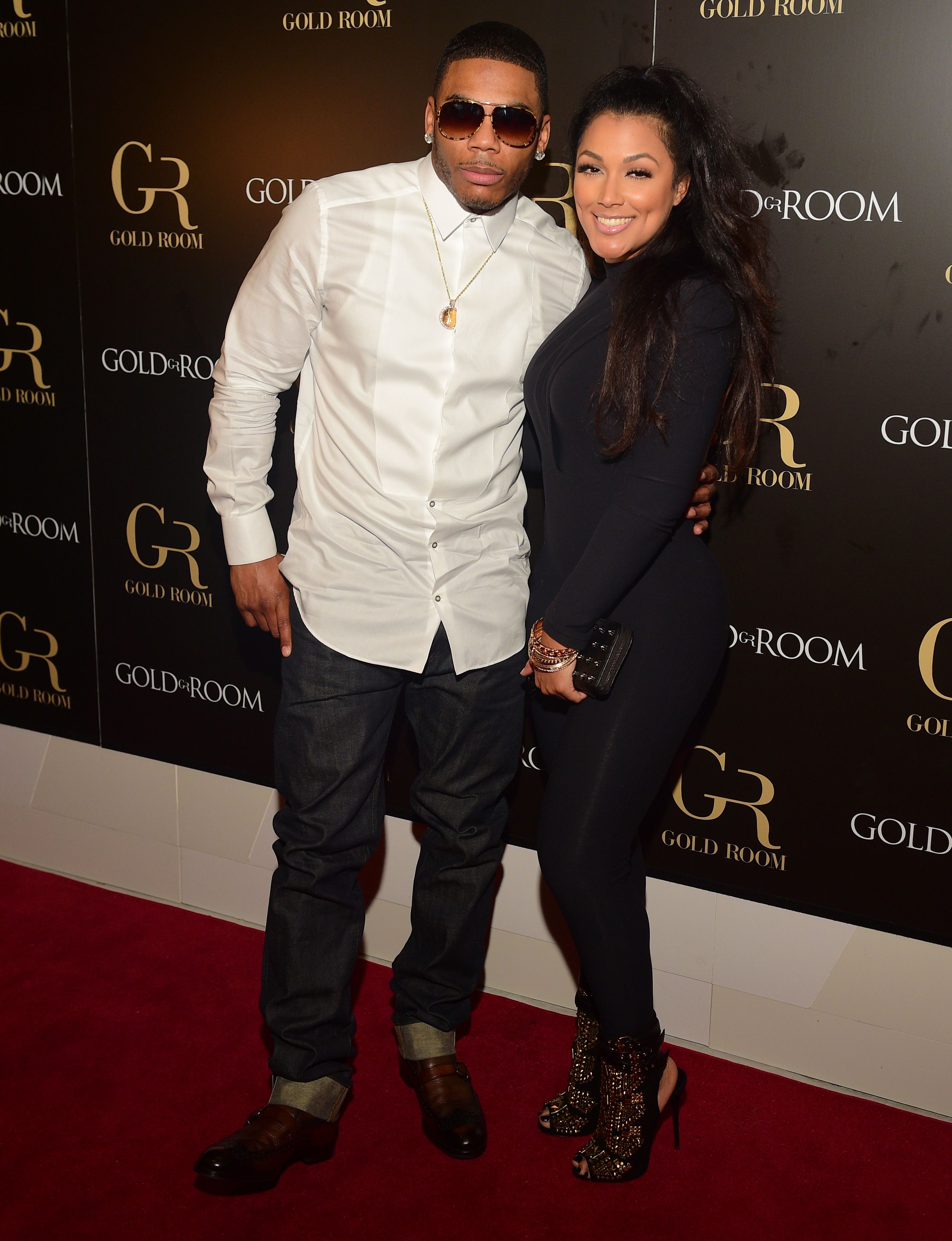 Nelly and Shantel Jackson during Gold Room Monday Nights at Gold Room on September 21, 2014 in Atlanta, Georgia. | Source: Getty Images