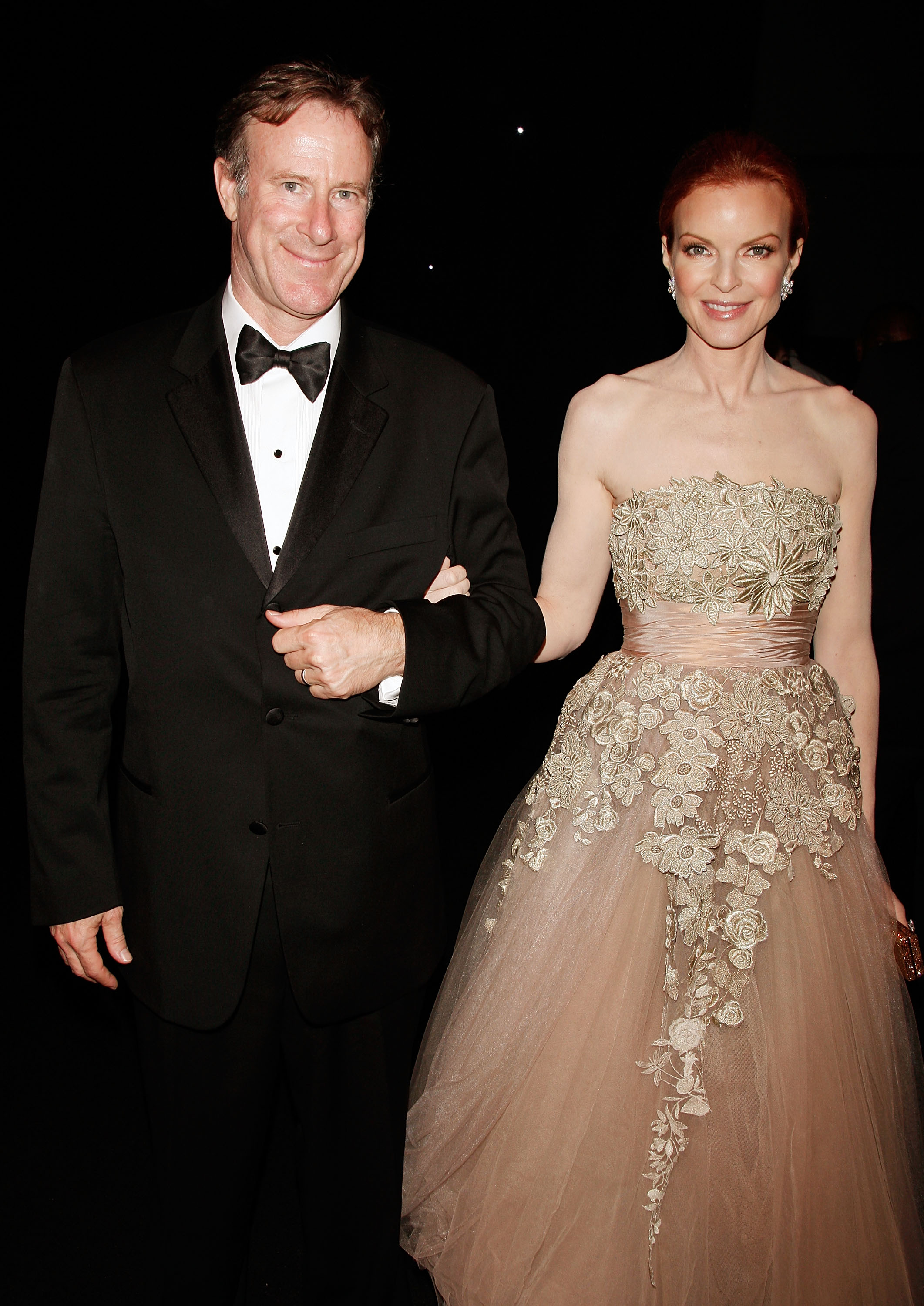 Tom Mahoney and Marcia Cross at the Governors Ball for the 60th Primetime Emmy Awards on September 21, 2008, in Los Angeles, California. | Source: Getty Images