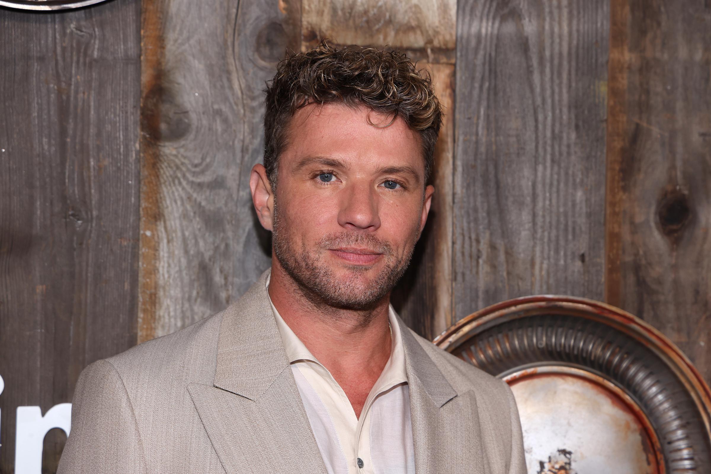 Ryan Phillippe gives a subtle smile for the camera in a close-up portrait during the "Motorheads" screening event. His natural, slightly tousled look and soft-toned suit reflect his understated approach to the event.