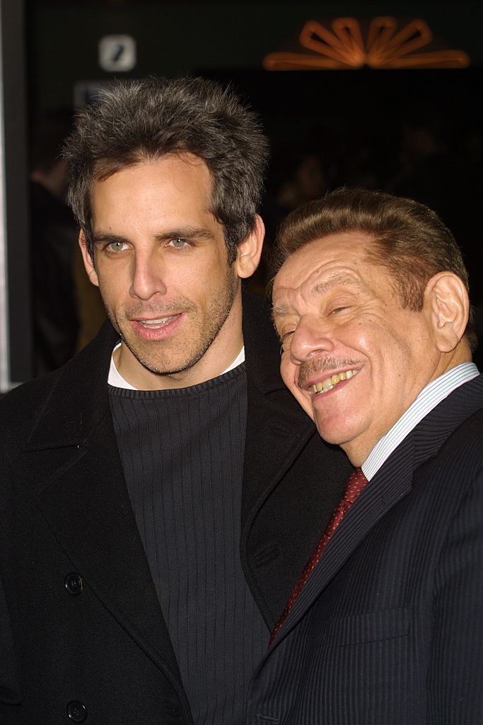 Jerry und Ben Stiller, Premiere von "The Independent", West Hollywood, 2001 | Quelle: Getty Images