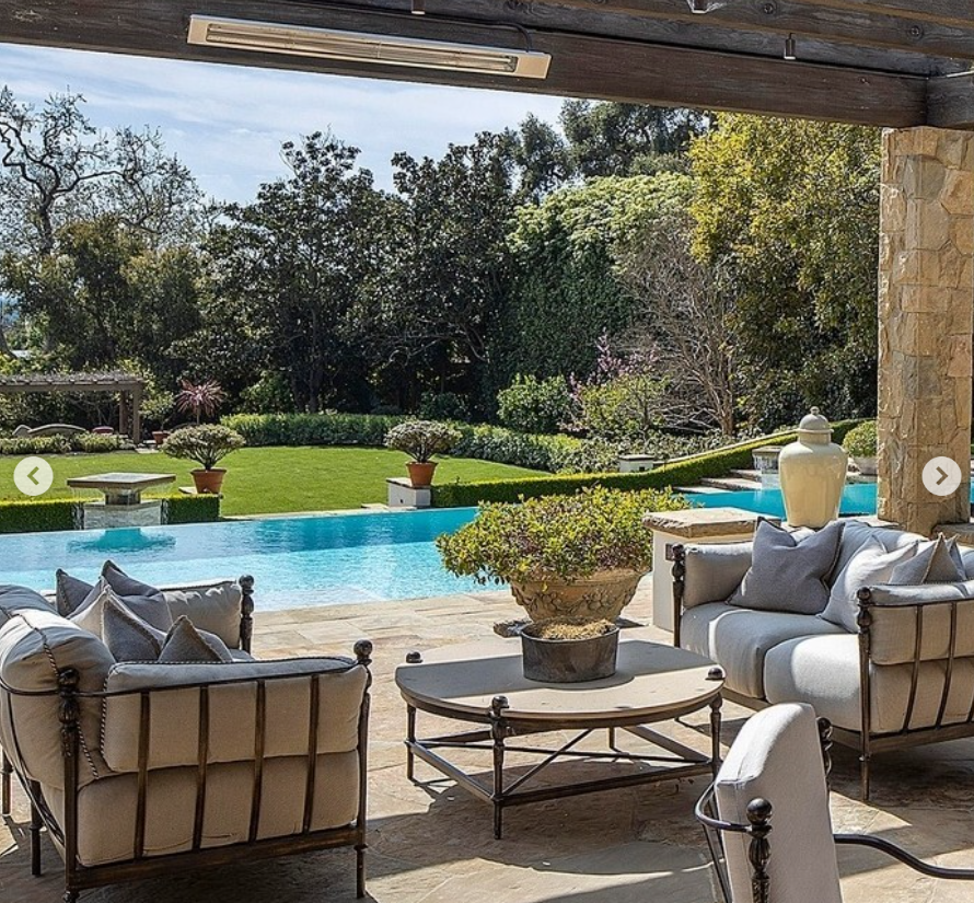 Katy Perry's lavish Montecito estate as seen in a post dated October 14, 2023 | Instagram/robbreportrealestate