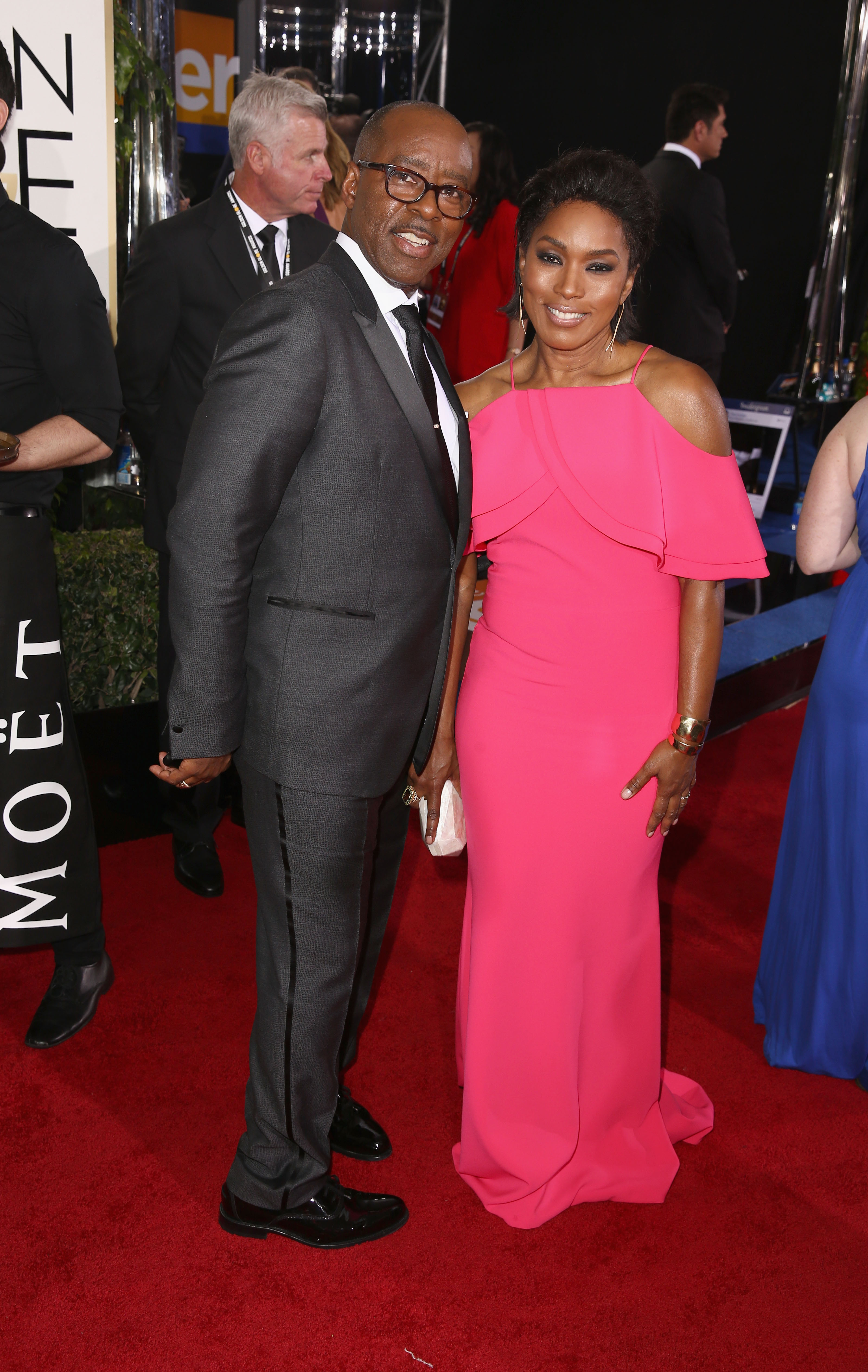Courtney B. Vance and Angela Bassett at the 74th Annual Golden Globe Awards on January 8, 2017 | Source: Getty Images