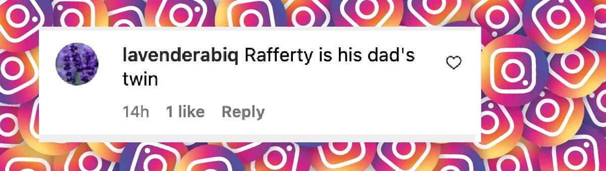 A fan comment on Jude and Raff Law, dated December 13, 2024 | Source: Instagram/people