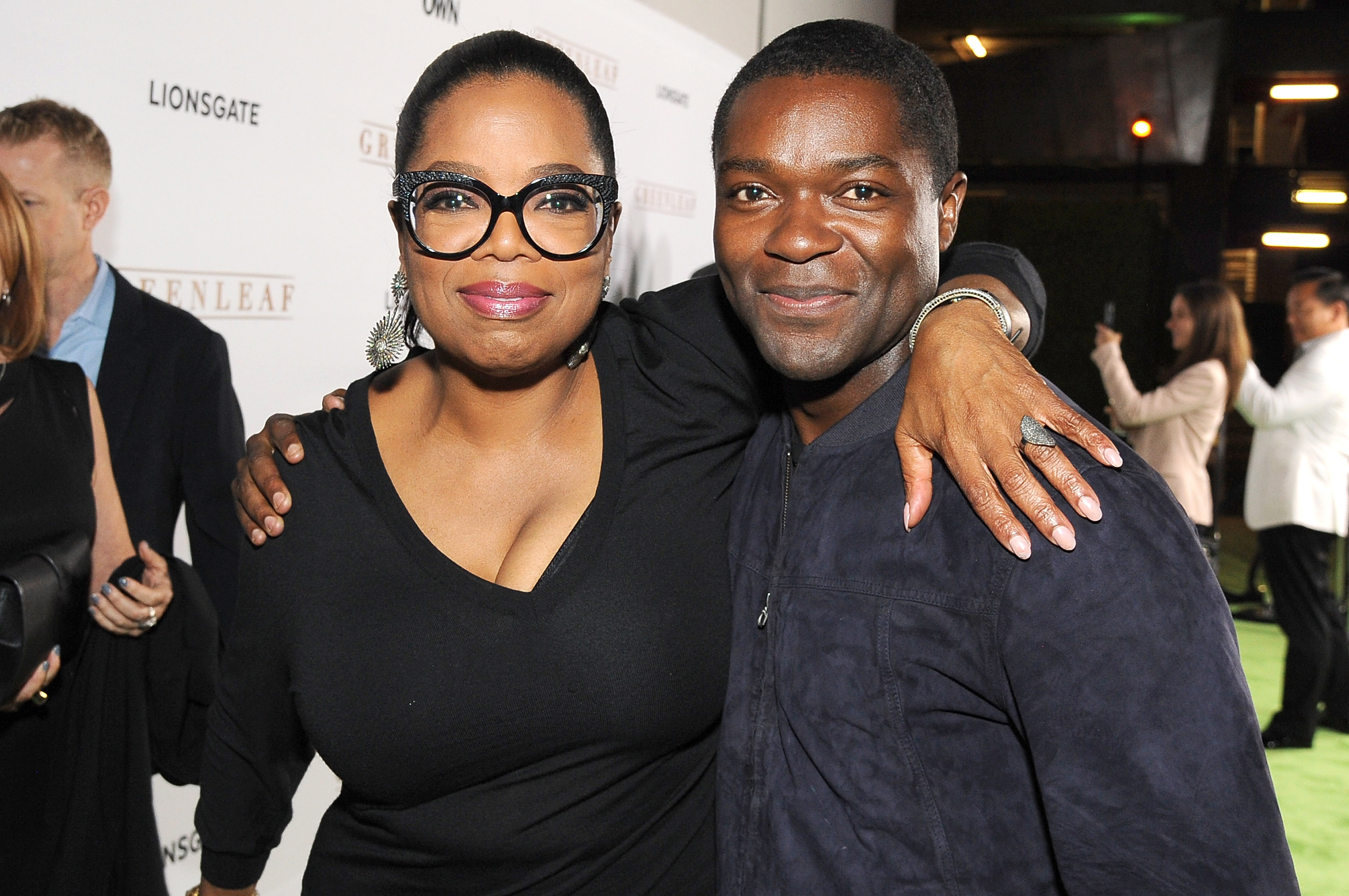 Oprah Winfrey and David Oyelowo at the premiere of "Greenleaf" after party on June 15, 2016, in West Hollywood, California. | Source: Getty Images