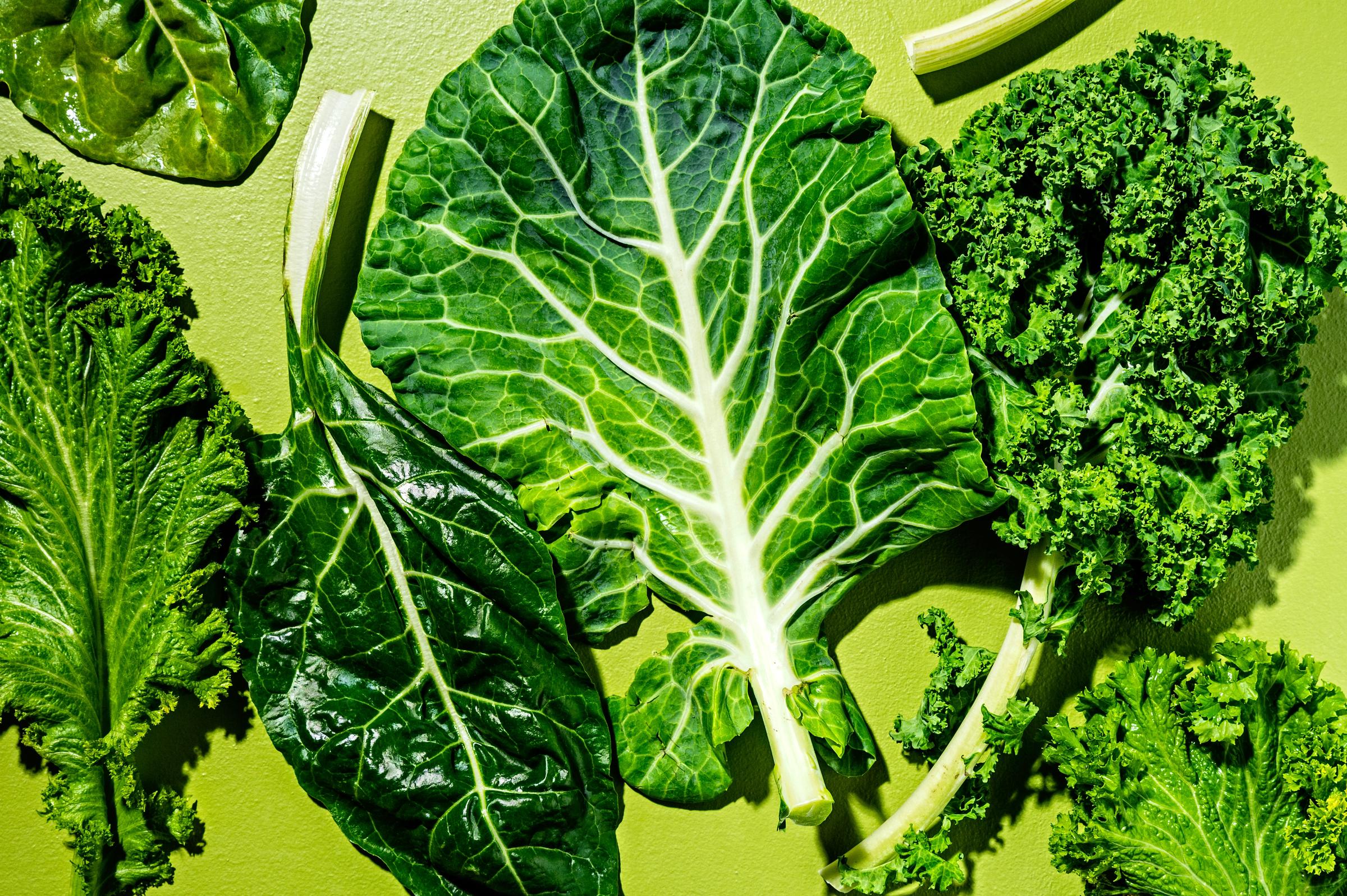 Mustard, chard, collards, and kale | Source: Getty Images