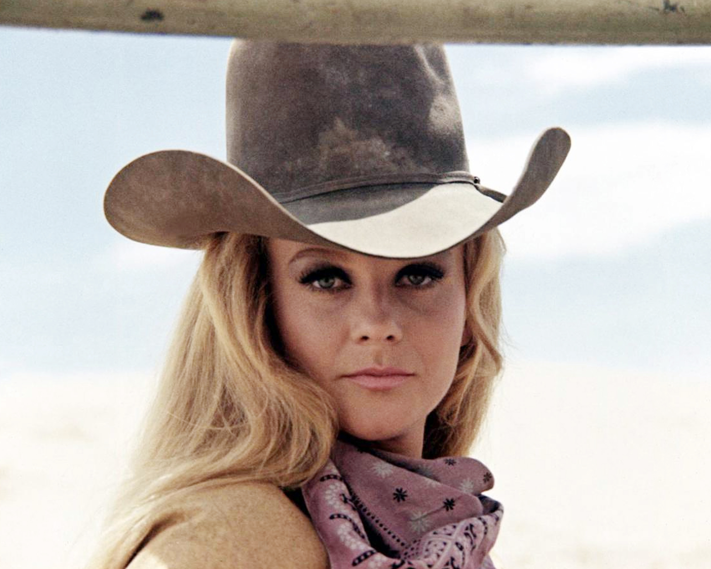 The actress as Mrs. Lowe in "The Train Robbers" in 1973 | Source: Getty Images