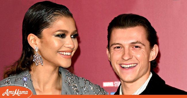 Tom Holland and Zendaya at the premiere of the "Spiderman: No Way Home" movie in Los Angeles on December 13, 2021 | Photo: Getty Images