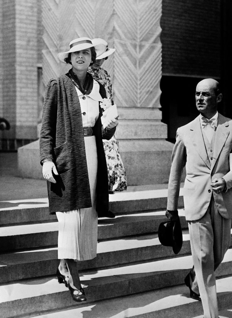 Marie-José durante su visita a Bruselas, Bélgica, en 1935. | Foto: Getty Images.