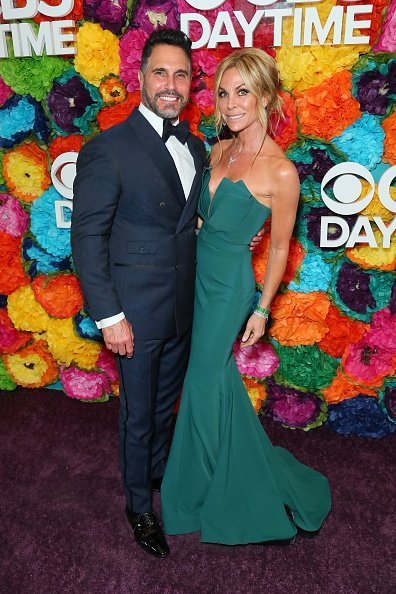 Don Diamont and Cindy Ambuehl attend CBS Daytime Emmy Awards After Party at Pasadena Convention Center in Pasadena | Photo: Getty Images