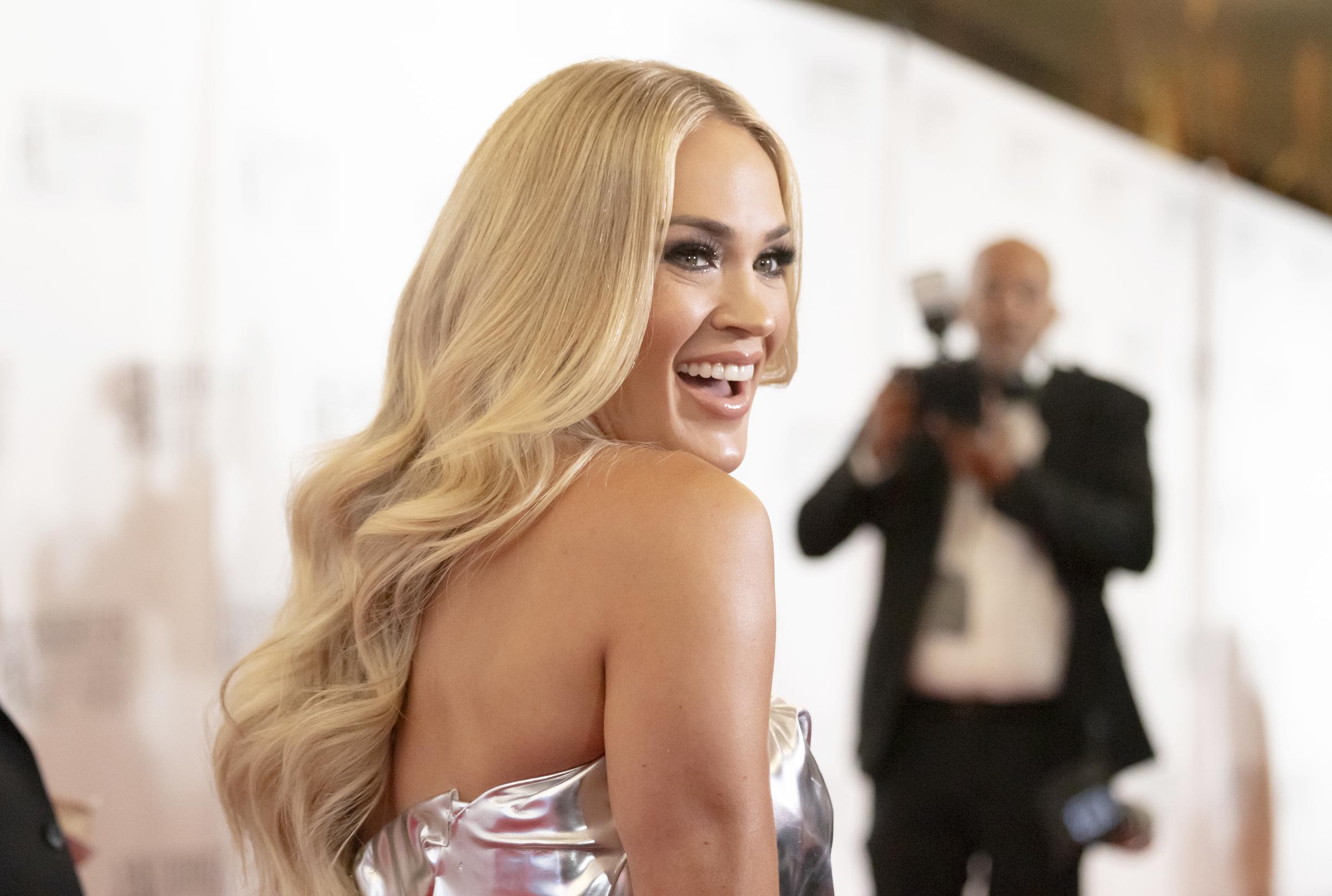 Carrie Underwood at the 2024 Songwriters Hall Of Fame Induction and Awards Gala in New York City on June 13, 2024 | Source: Getty Images