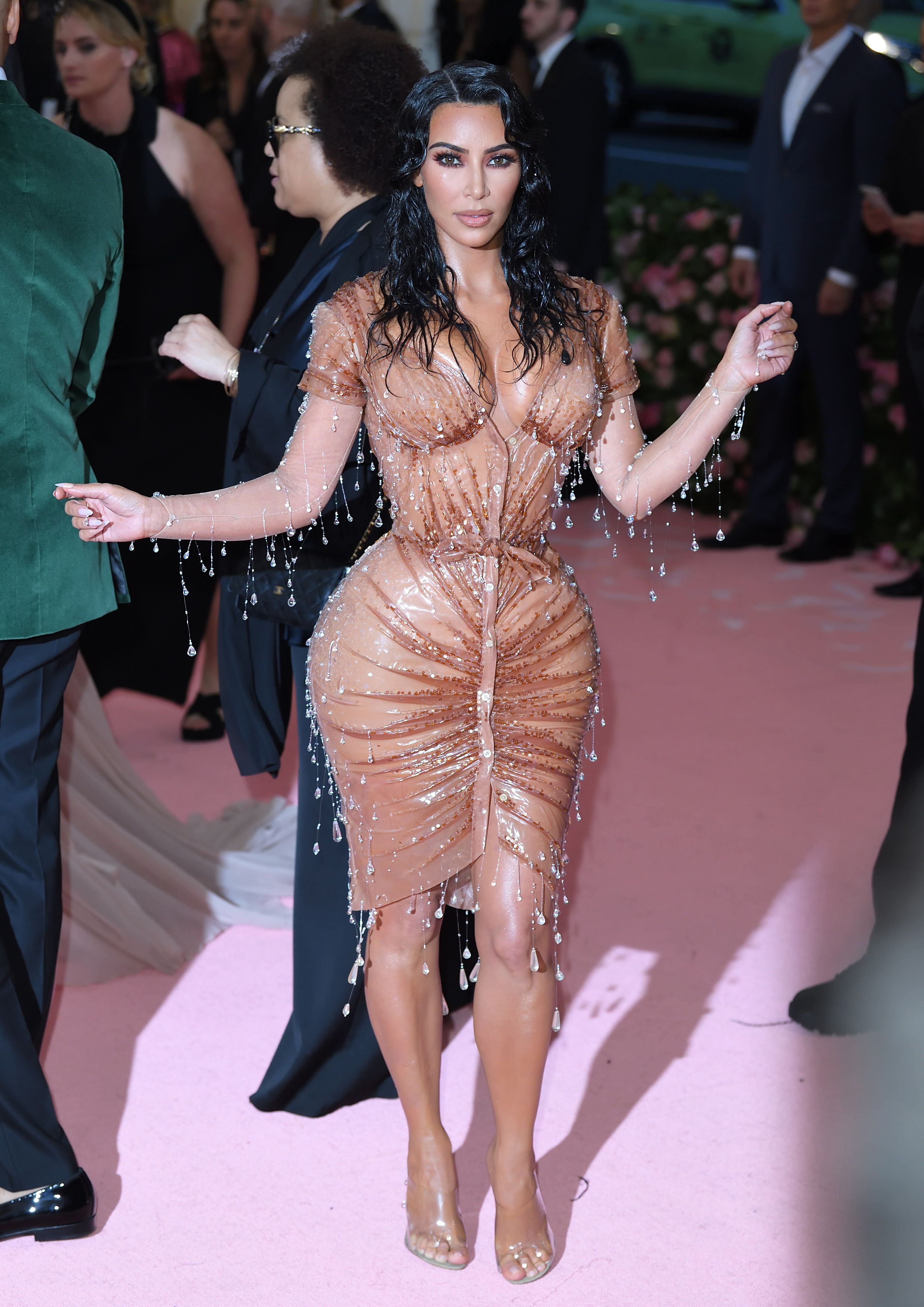 Kim Kardashian West arrives for the 2019 Met Gala celebrating Camp: Notes on Fashion. | Source: Getty Images