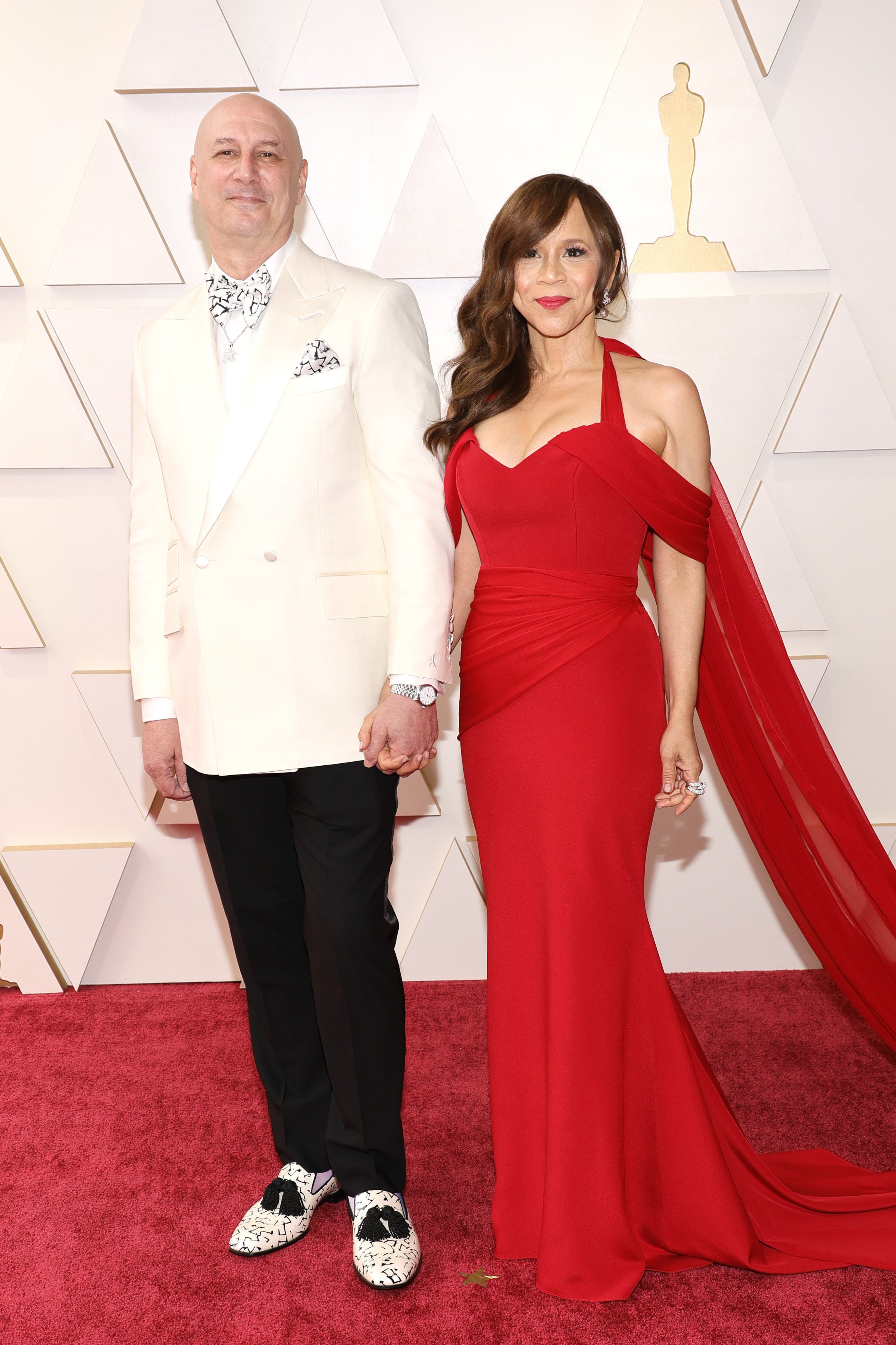 Eric Haze and Rosie Perez at the 94th Annual Academy Awards at Hollywood and Highland in Hollywood, CA, on March 27, 2022. | Source: Getty Images