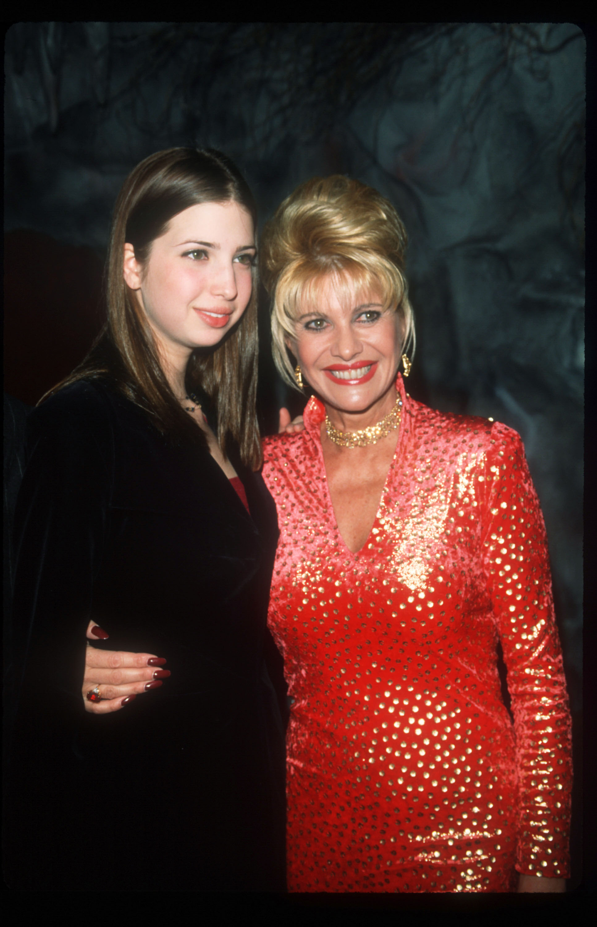 Ivana Trump and Ivanka Trump at a birthday celebration at the Lava Lounge on February 3, 1999, in New York City.