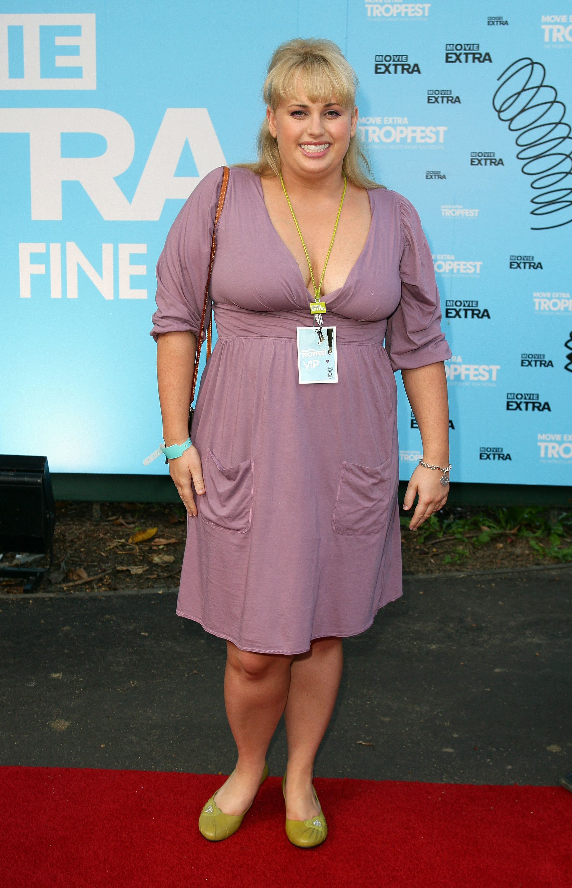 Rebel Wilson arrives for the Movie Extra Tropfest in the Domain on February 22, 2009 in Sydney, Australia | Source: Getty Images