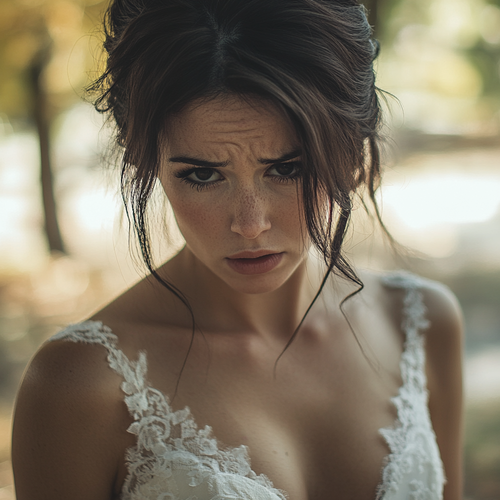 An upset bride | Source: Midjourney