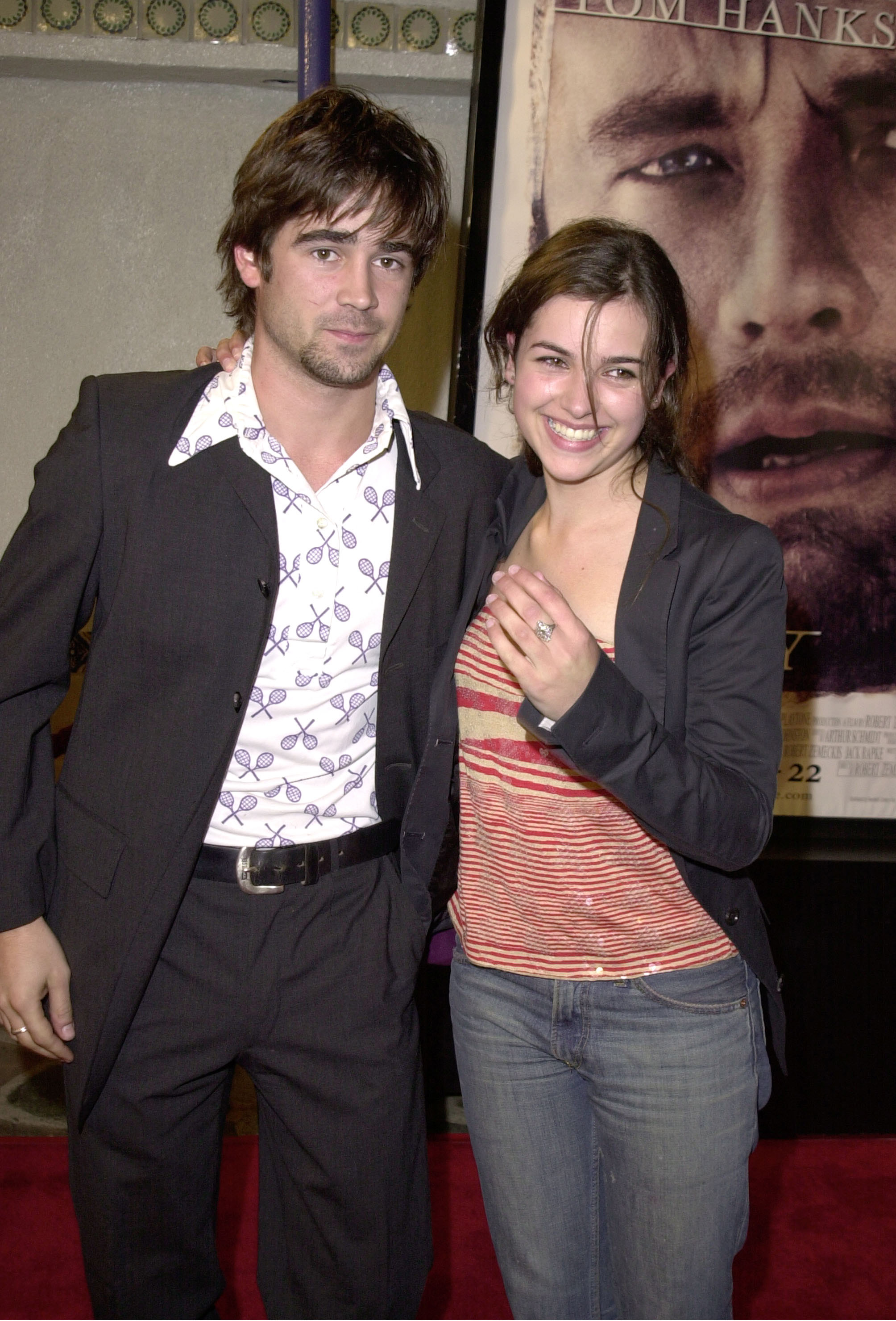 Colin Farrell & Amelia Warner at Mann Village Theatre in Westwood, California in 2000 | Source: Getty Images