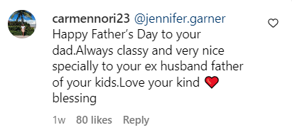 Users' comments on Jennifer Garner's Instagram post. | Source: instagram.com/jennifer.garner