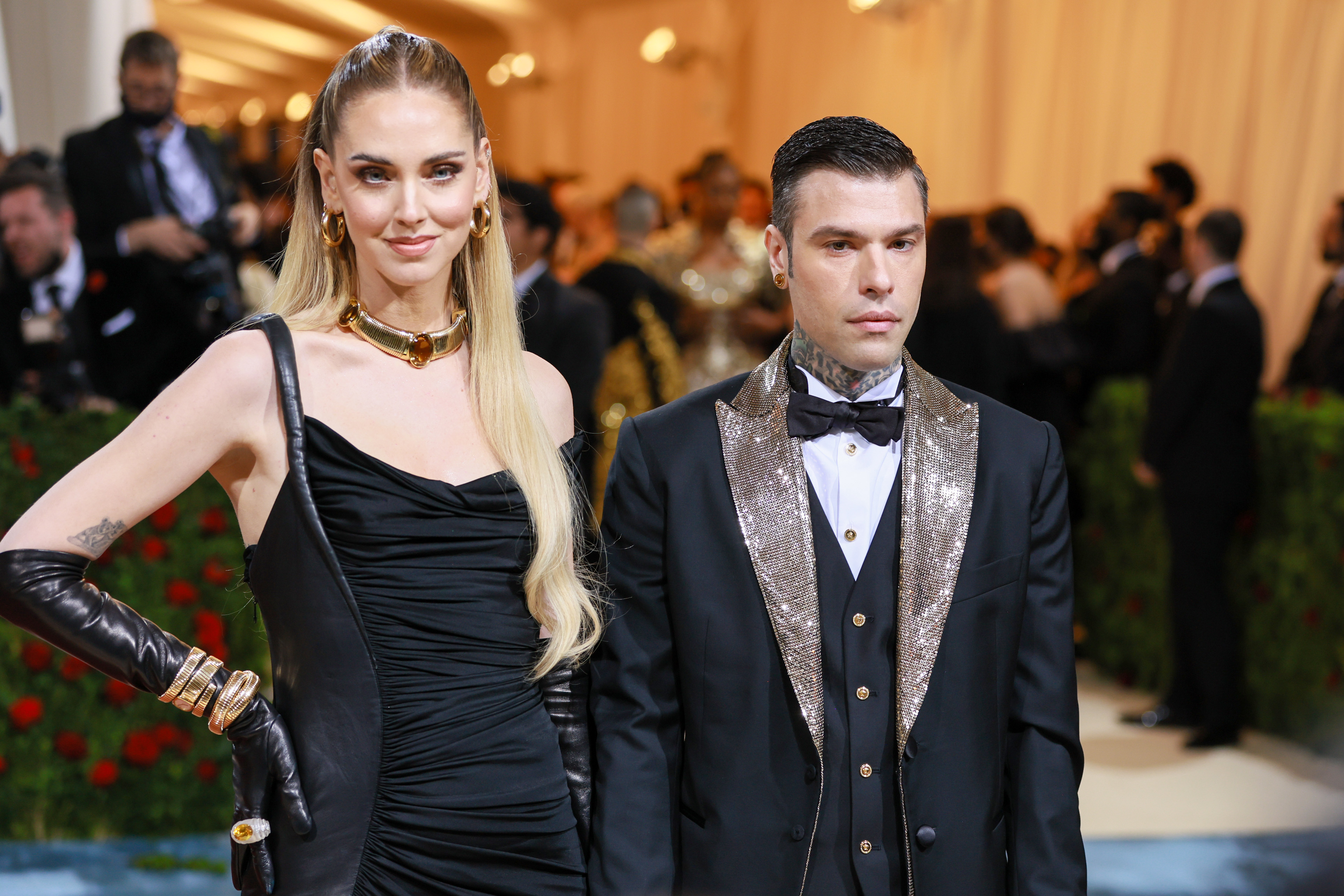 Chiara Ferragni and Fedez at The 2022 Met Gala on May 2, 2022, in New York City. | Source: Getty Images