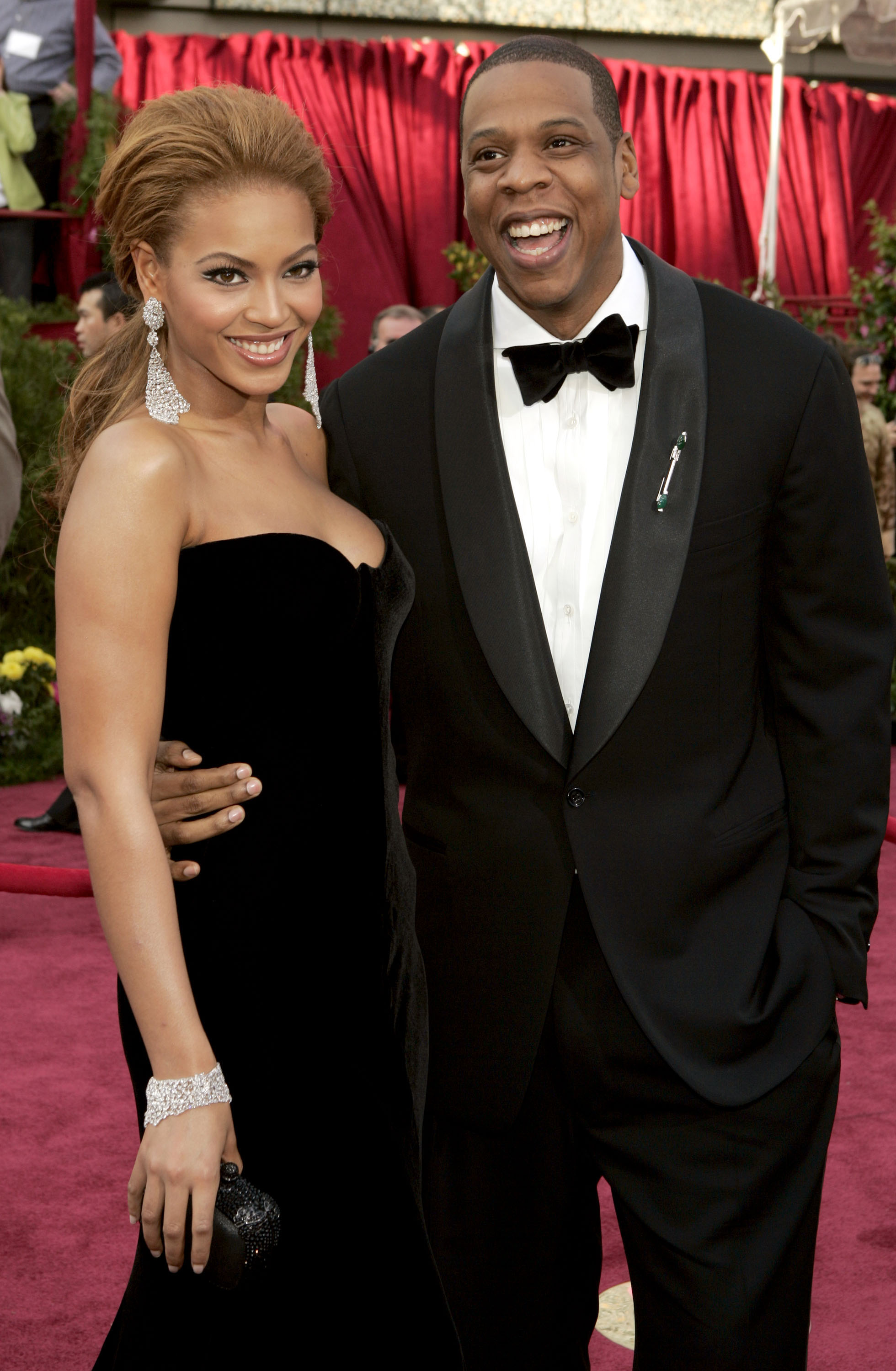 Beyonce and Jay-Z attend the 77th Annual Academy Awards at the Kodak Theatre on February 27, 2005 in Hollywood, California | Source: Getty Images