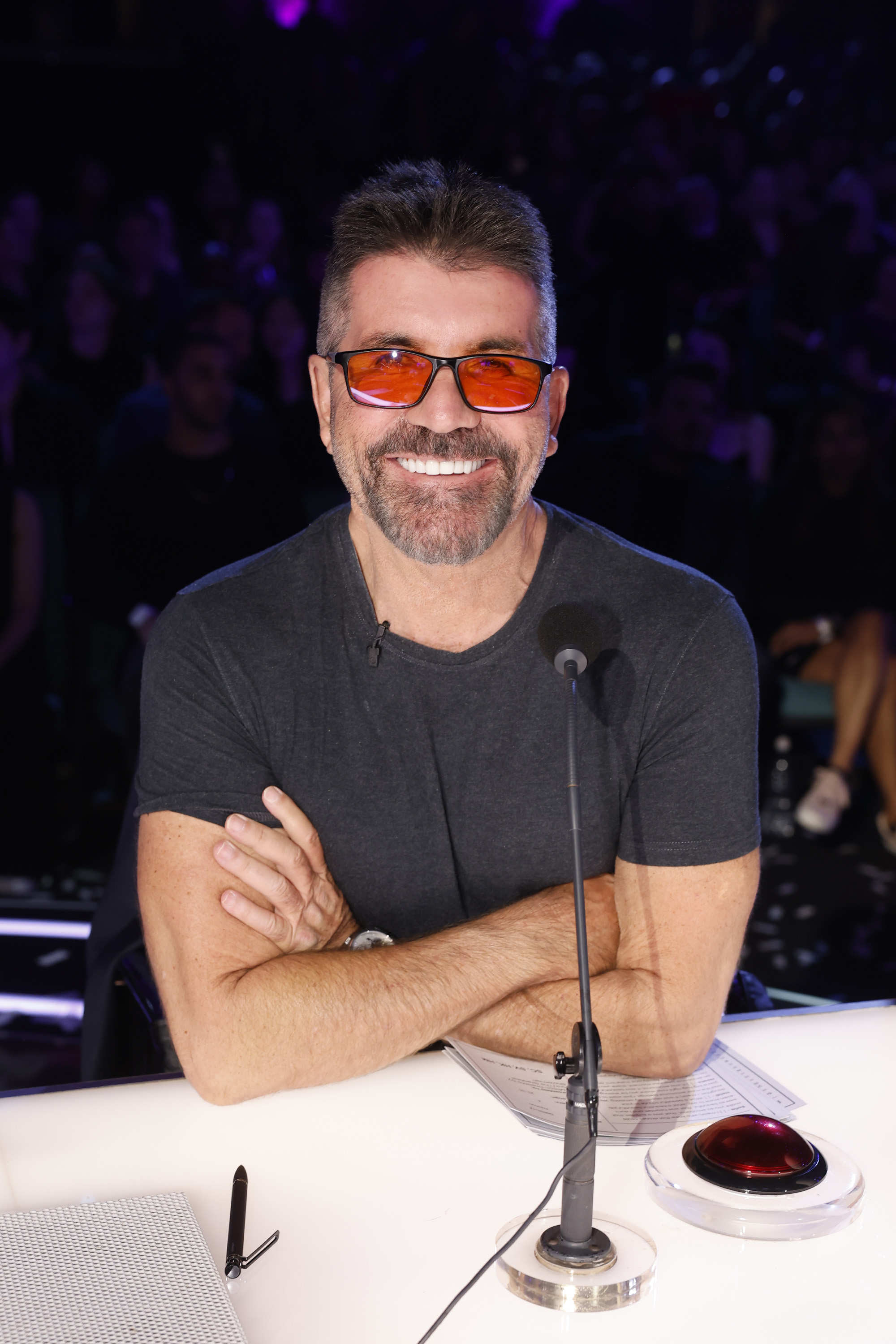 Simon Cowell sits at the judges' table on "America's Got Talent" Season 19 on September 17, 2024 | Source: Getty Images