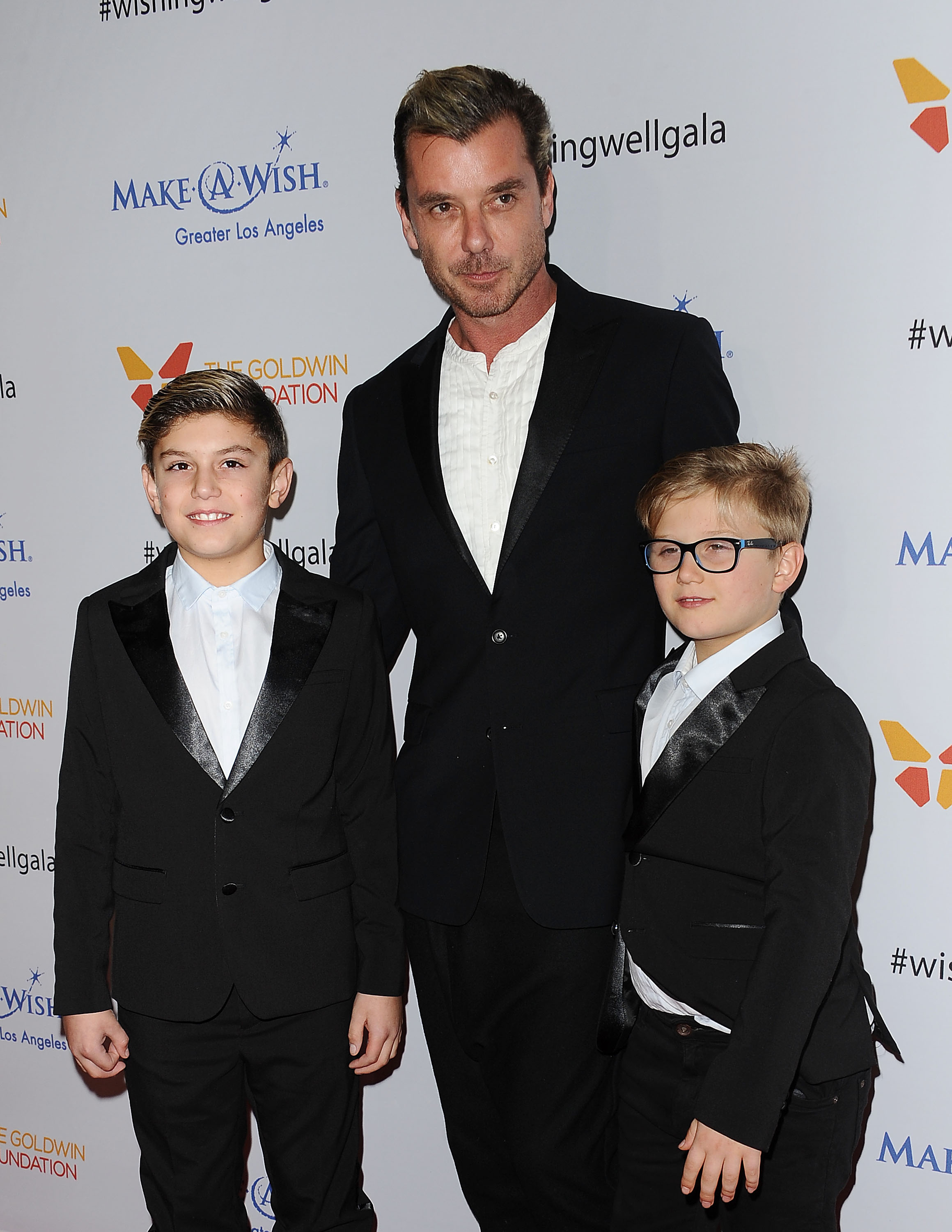 Kingston, Gavin and Zuma Rossdale at the 4th Annual Wishing Well Winter Gala in Los Angeles, California on December 7, 2016 | Source: Getty Images