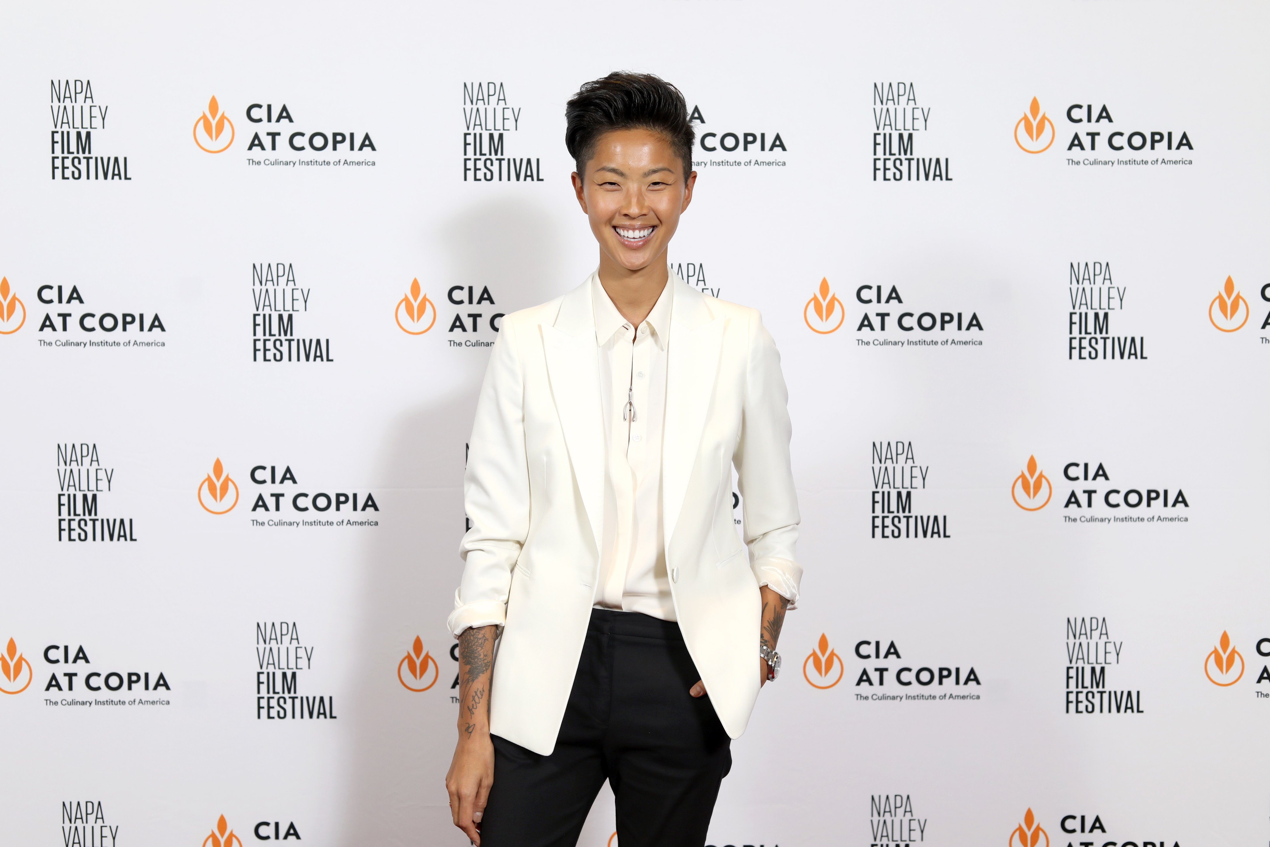 Co-host Kristen Kish attends a screening, Q&A and dinner for Netflix's Iron Chef: Quest for an Iron Legend hosted by Napa Valley Film Festival and the Culinary Institute of America at Copia on June 15, 2022 in Napa, California. | Source: Getty Images