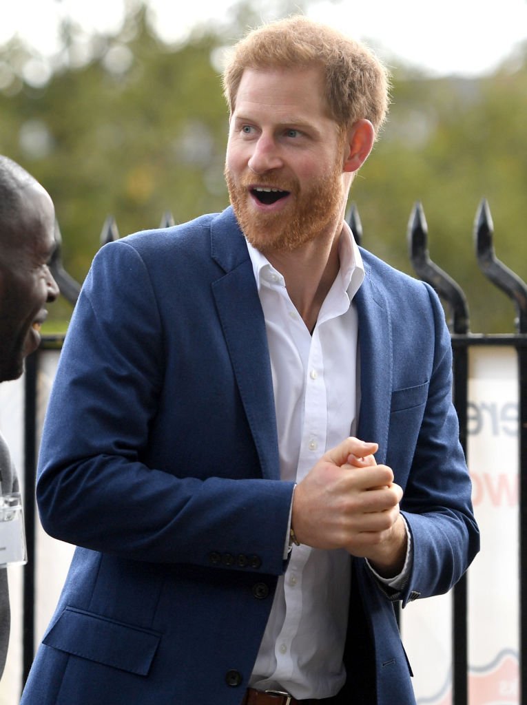Prince Harry, Duke of Sussex arrives at the Community Recording Studio in Nottingham during his visit to mark World Mental Health Day | Photo: Getty Images