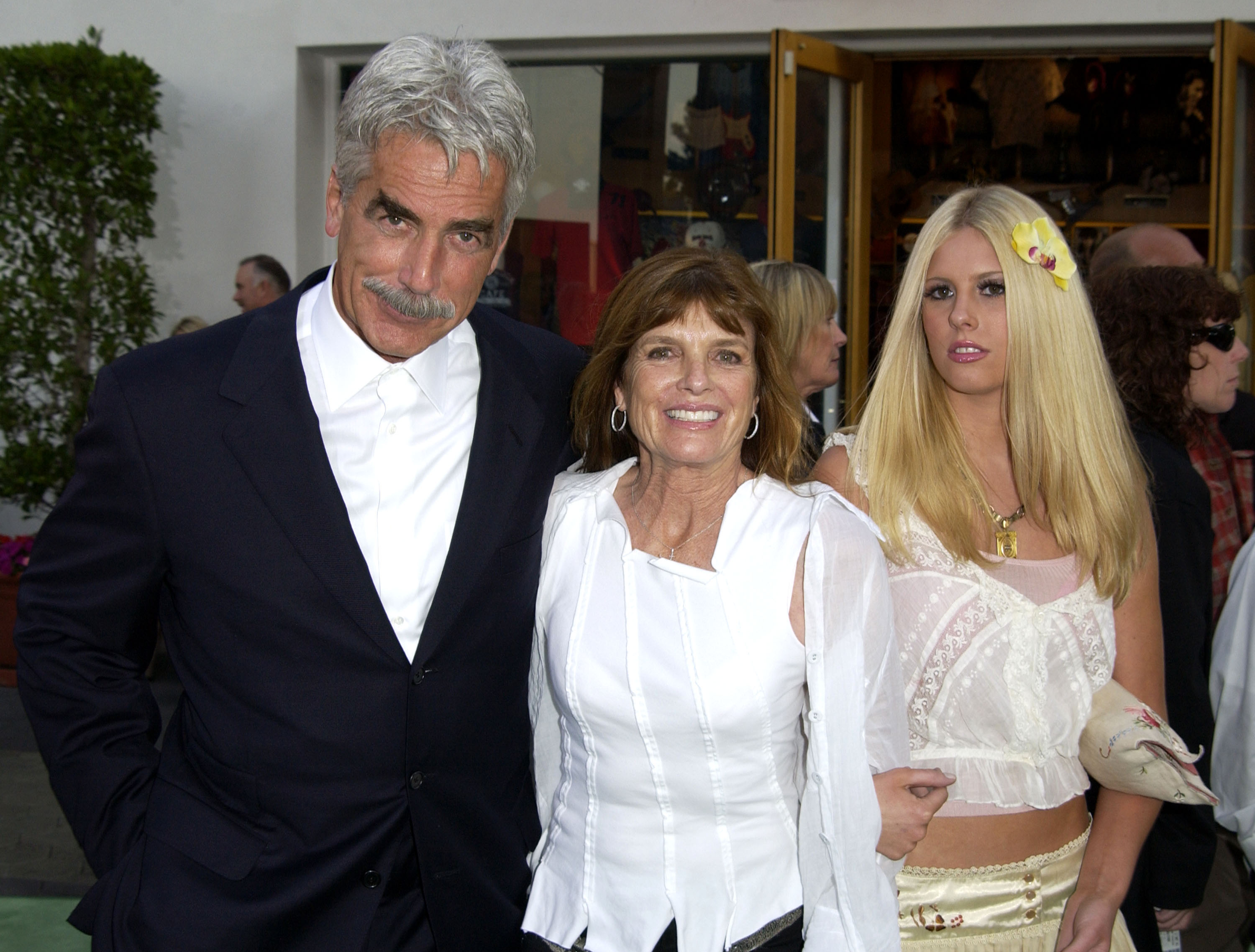 Sam Elliott, his wife Katherine Ross and their daughter Cleo at the World Premiere Of "The Hulk" in California in 2010 | Source: Getty Images